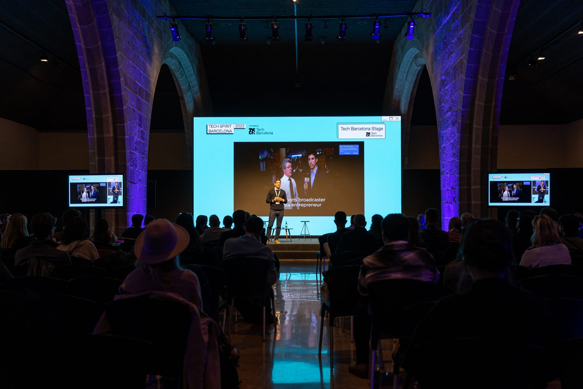 Jaime de Mora, EMEA CTO, start-ups i Unicorns de Microsoft durant la seva presentació al Tech Spirit / Cedida