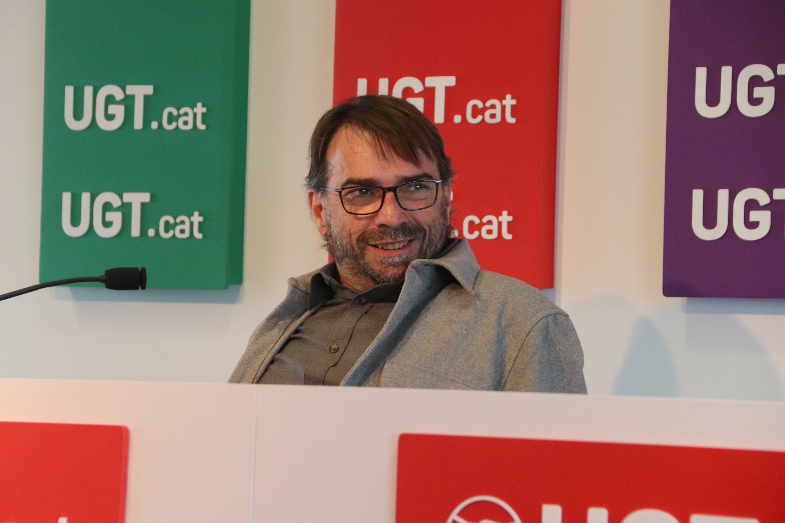 El secretari general de la UGT a Catalunya, Camil Ros / ACN
