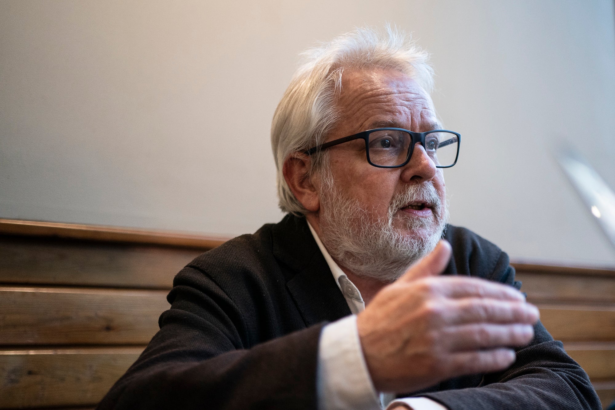 Jaume Morron, coautor de 'Renovables: l'energia de la llibertat' / Mireia Comas