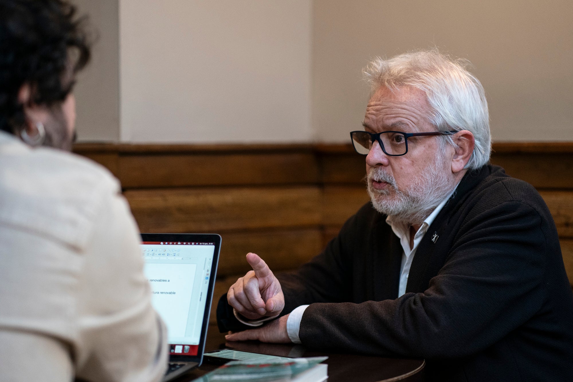 Jaume Morron, coautor de 'Renovables: l'energia de la llibertat' / Mireia Comas