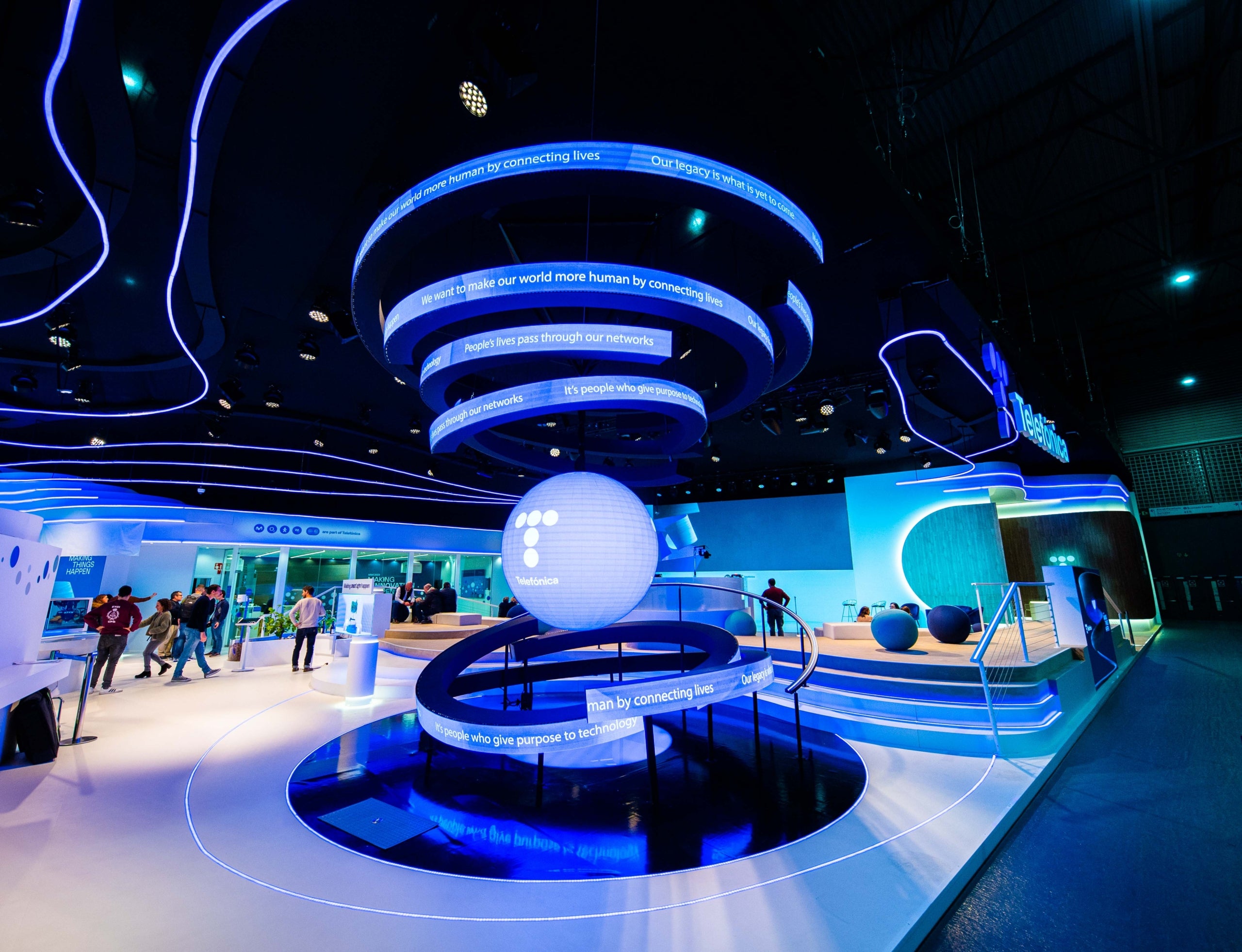 Imatge de l'stand de Telefónica al Mobile World Congress / Telefónica
