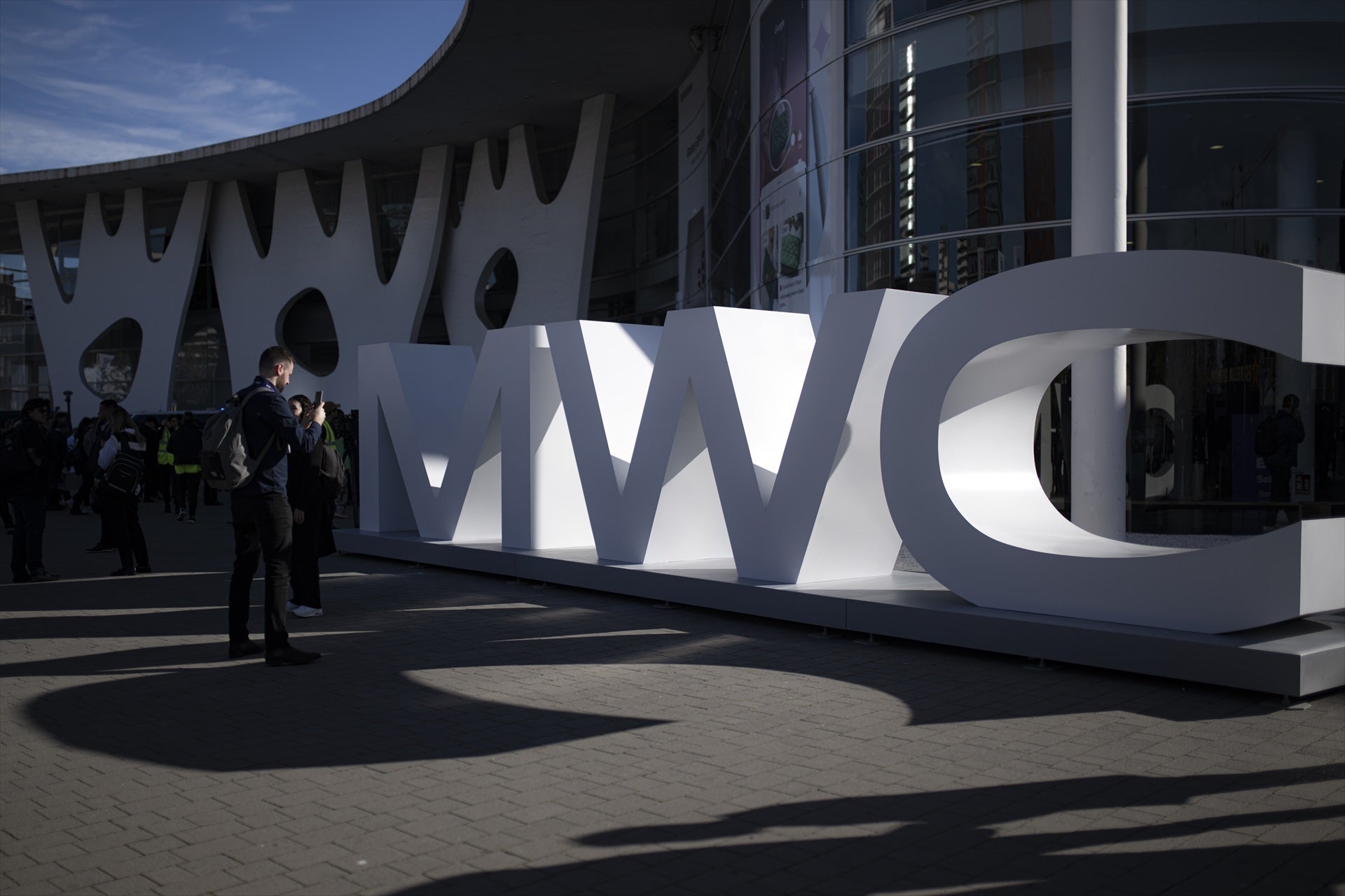 Imagen de la entrada del MWC 2024 / Lorena Sopêna - Europa Press