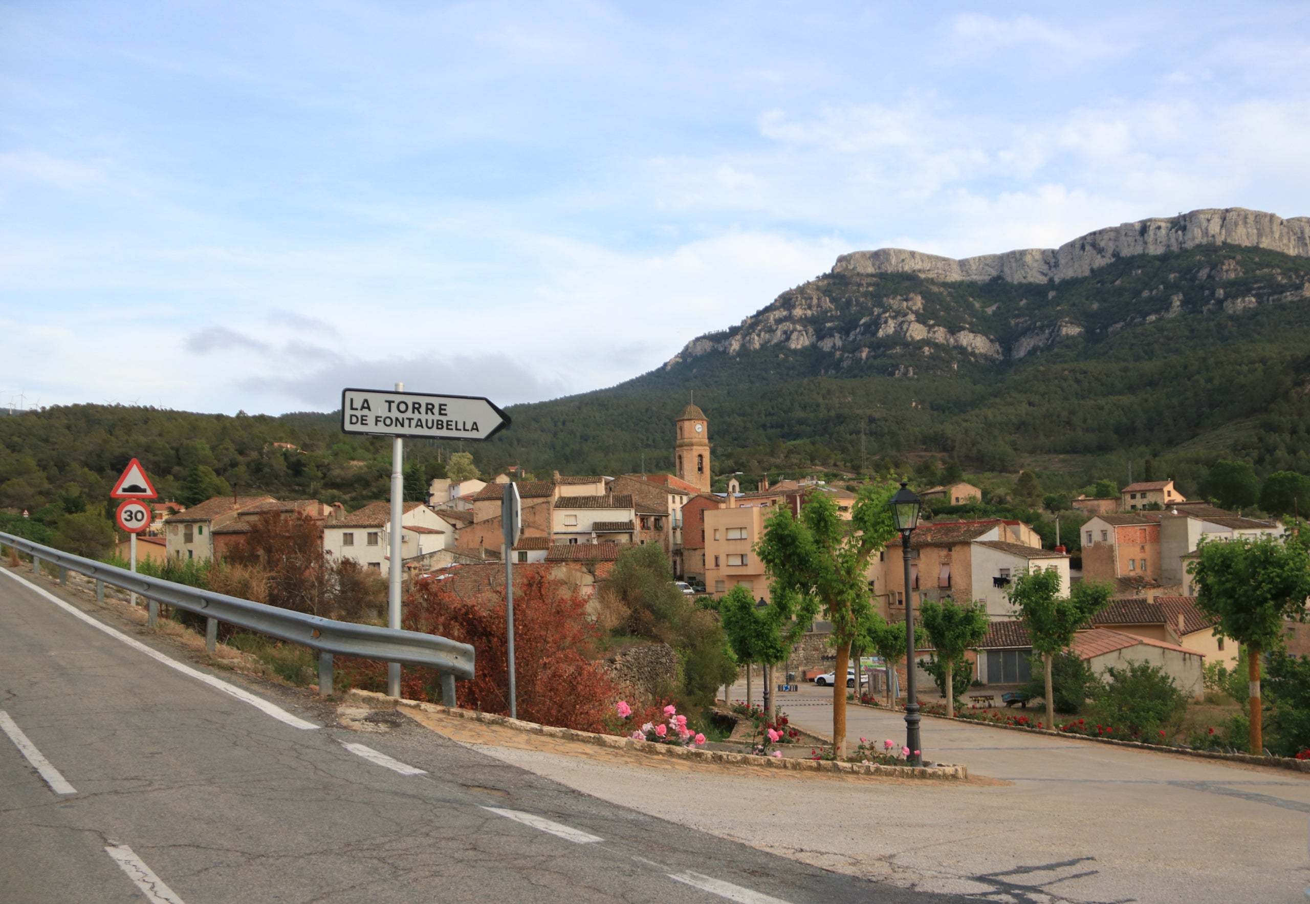 Imatge de l'entrada de la Torre de Fontaubella / ACN