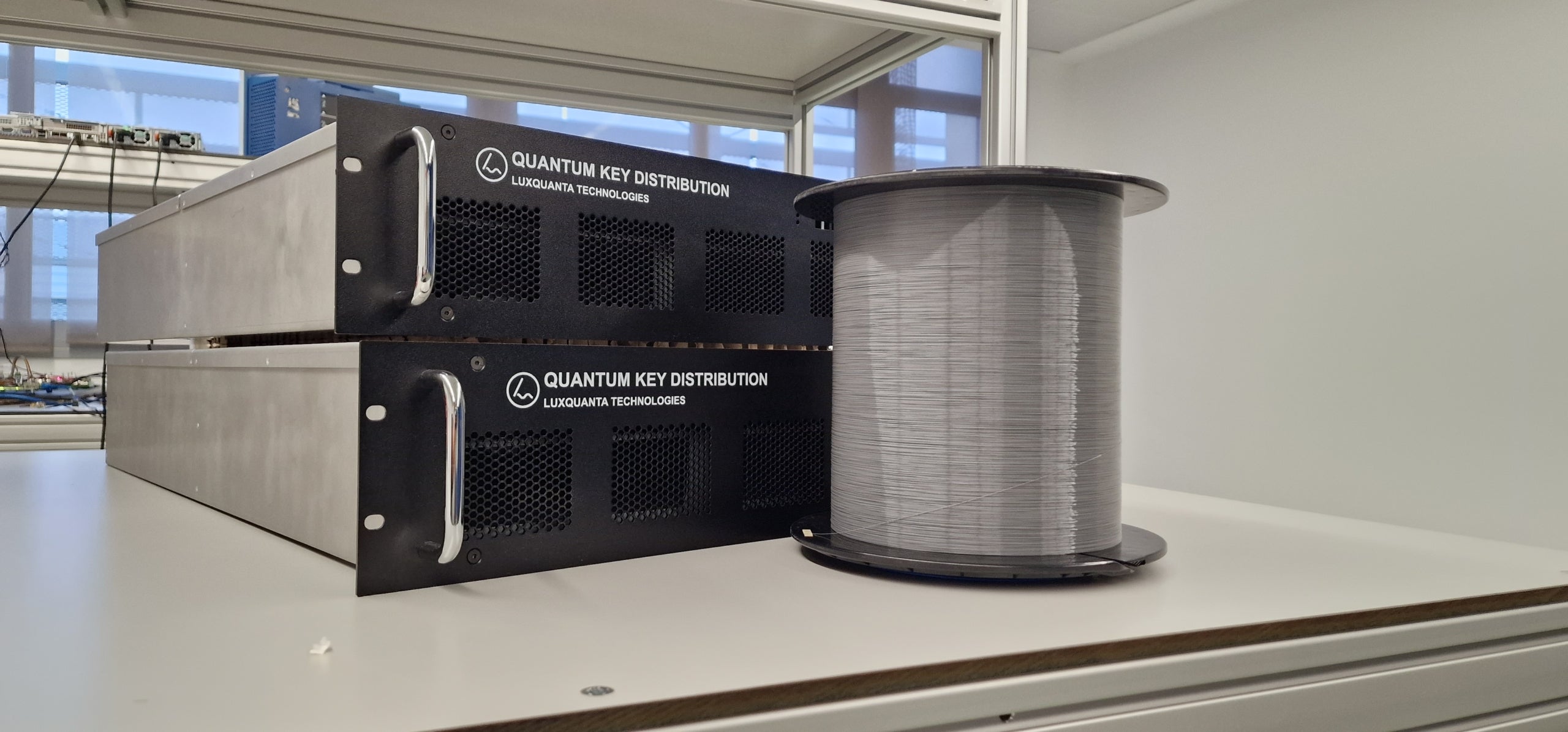 Imatge dels rags que fabica l'empresa catalana LuxQuanta / LuxQuanta
