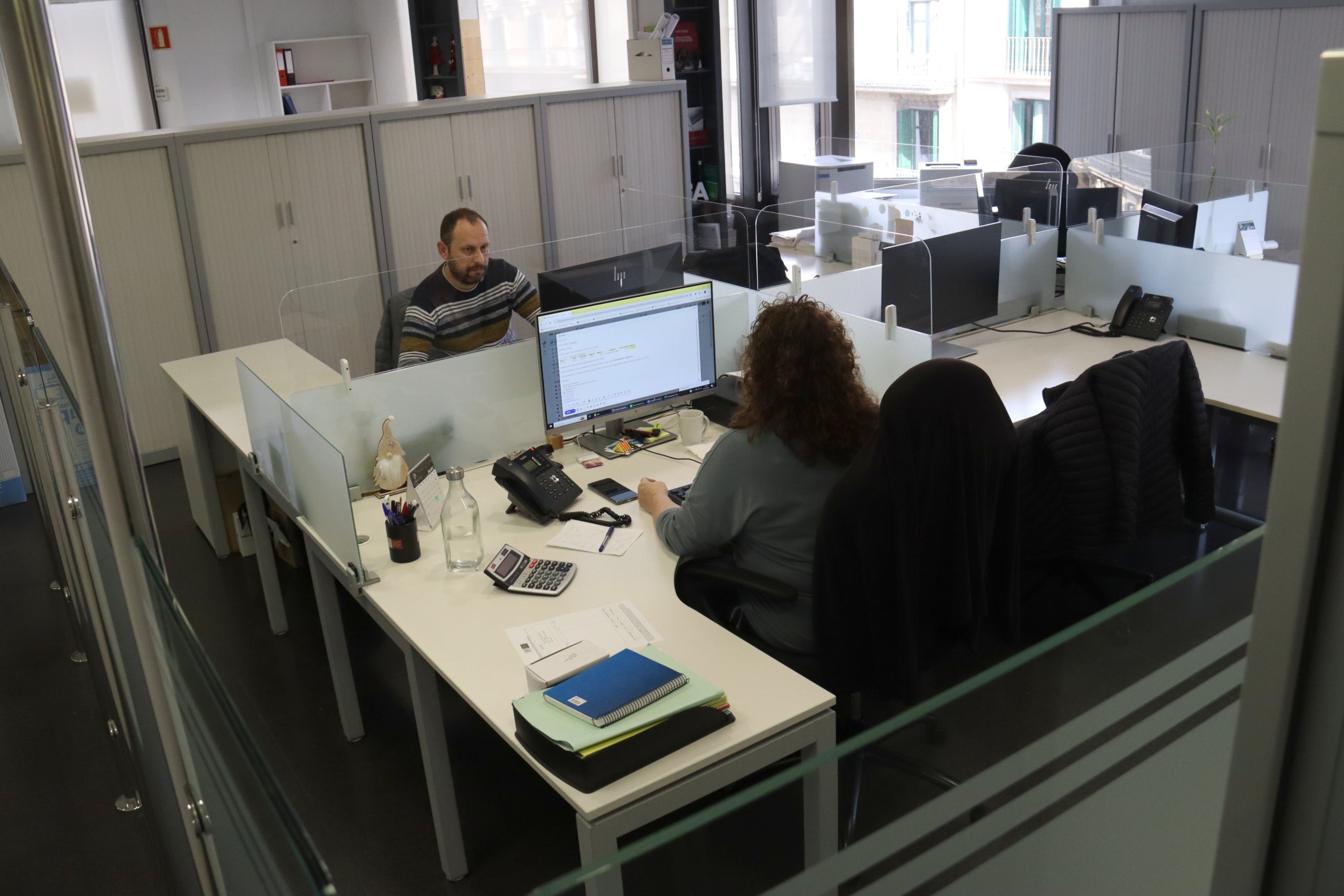 Treballadors del Col·legi de Gestors Administratius de Catalunya / ACN