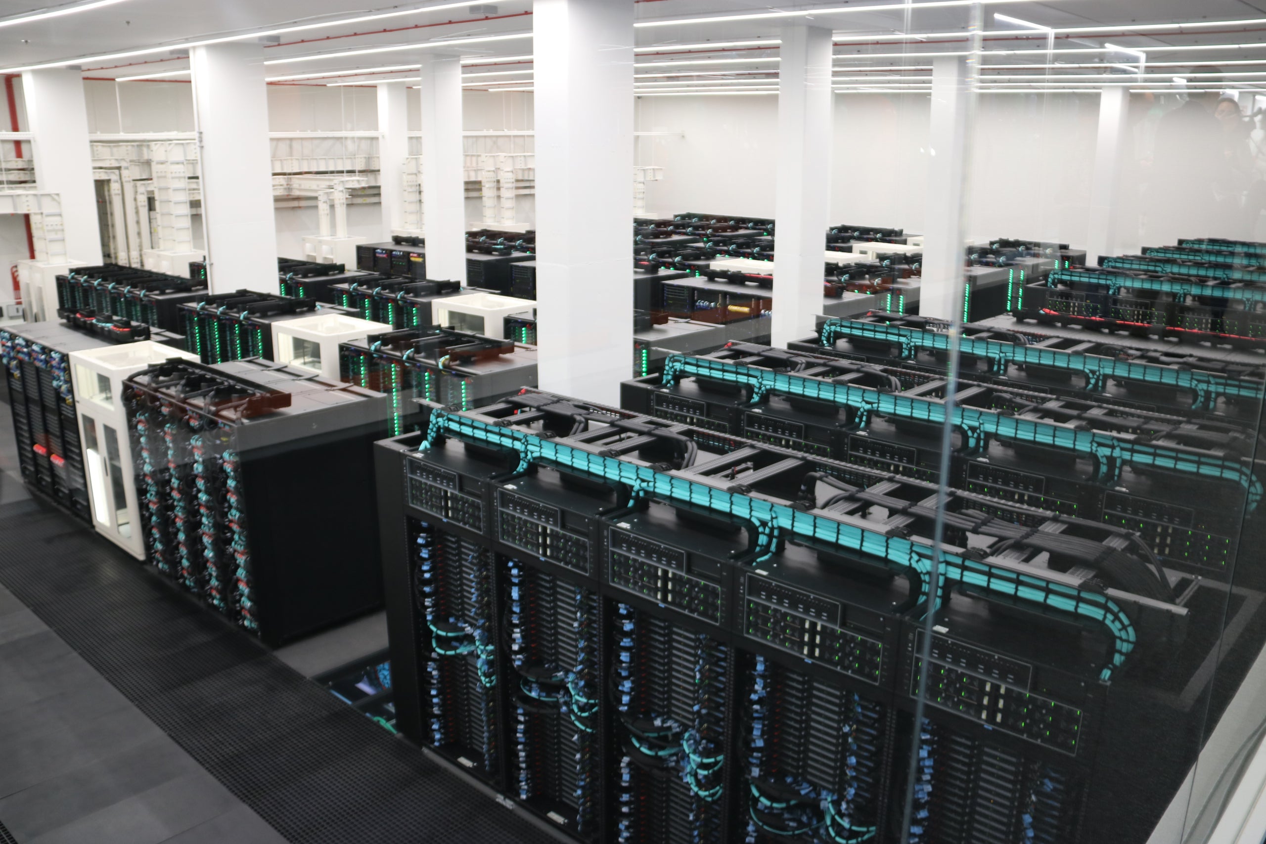 Imatge del nou supercomputador Mare Nostrum 5, ubicat al Barcelona Supercomputing Center / ACN