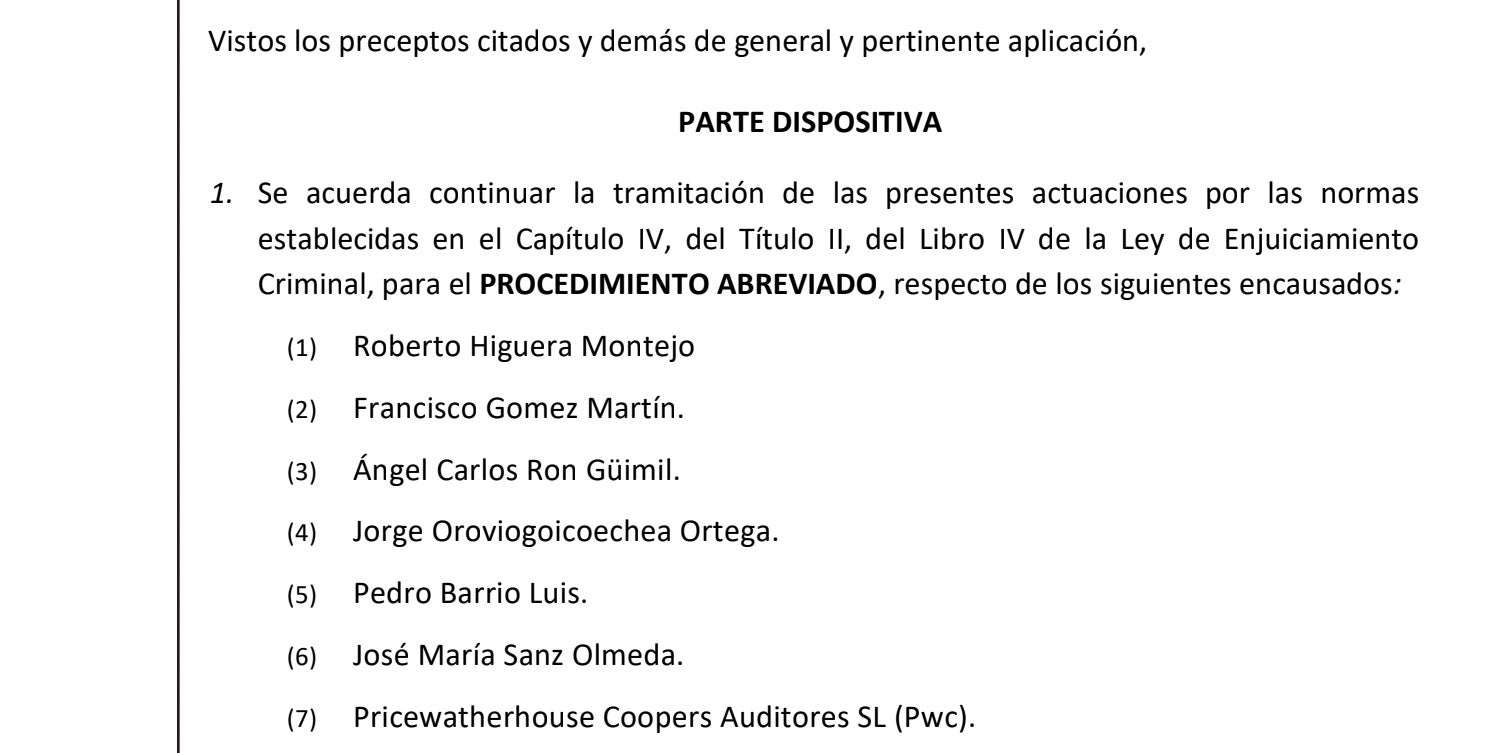 Parte dispositiva de la resolución sobre el Banco Popular/QS