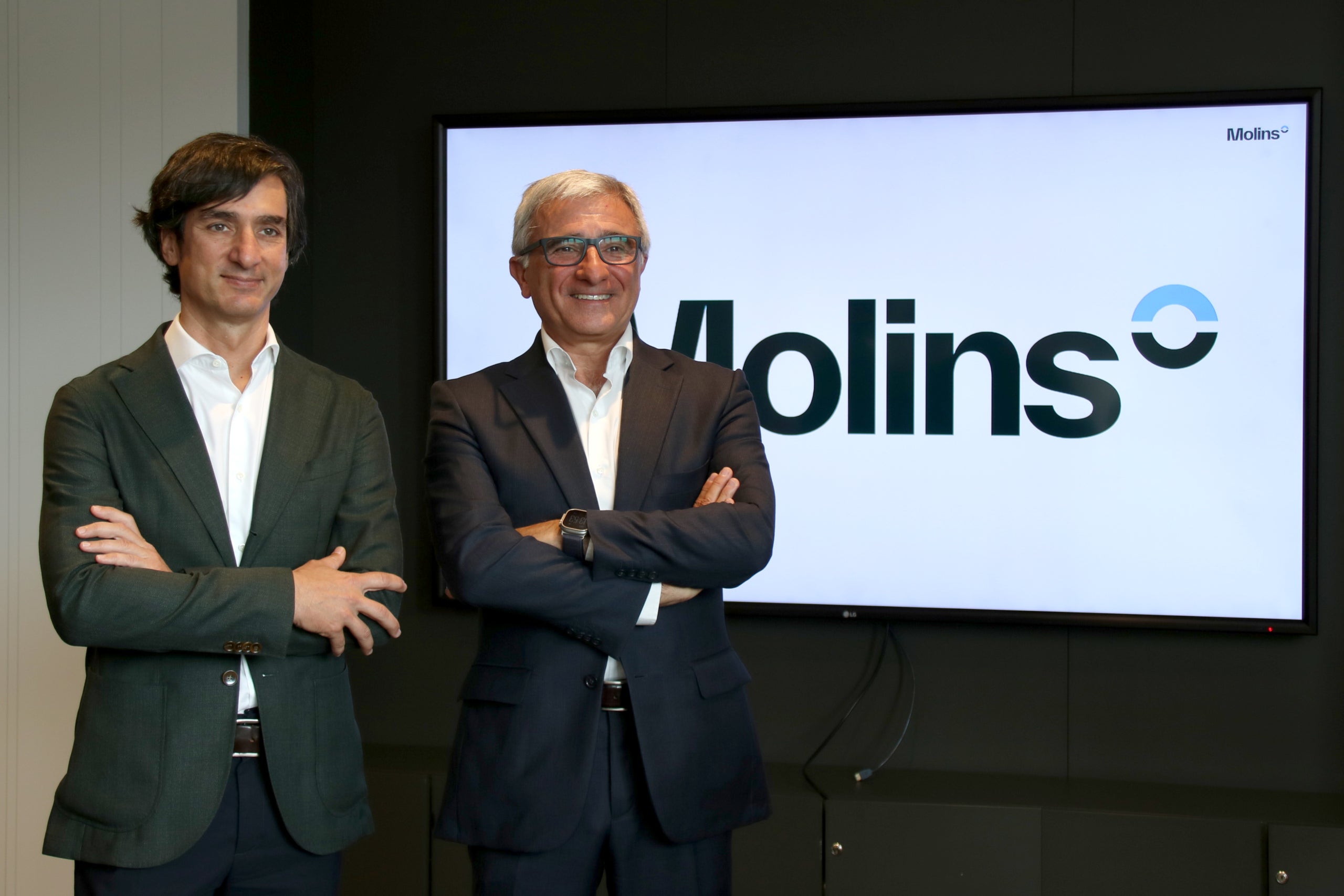El conseller delegat de Molins, Juanjo Rodríguez, i el seu successor a partir del juny, Marcos Cela | Albert Hernàndez