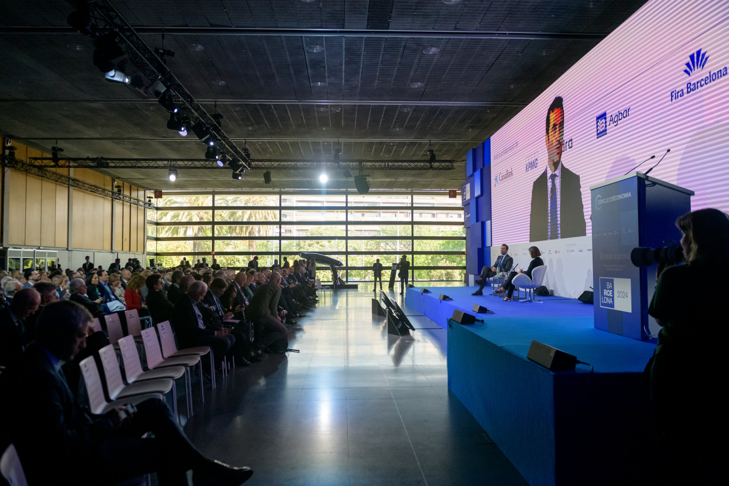 El ministro de Economía del gobierno español, Carlos Cuerpo, a su intervención a la Reunión del Círculo de Economía / Círculo de Economía
