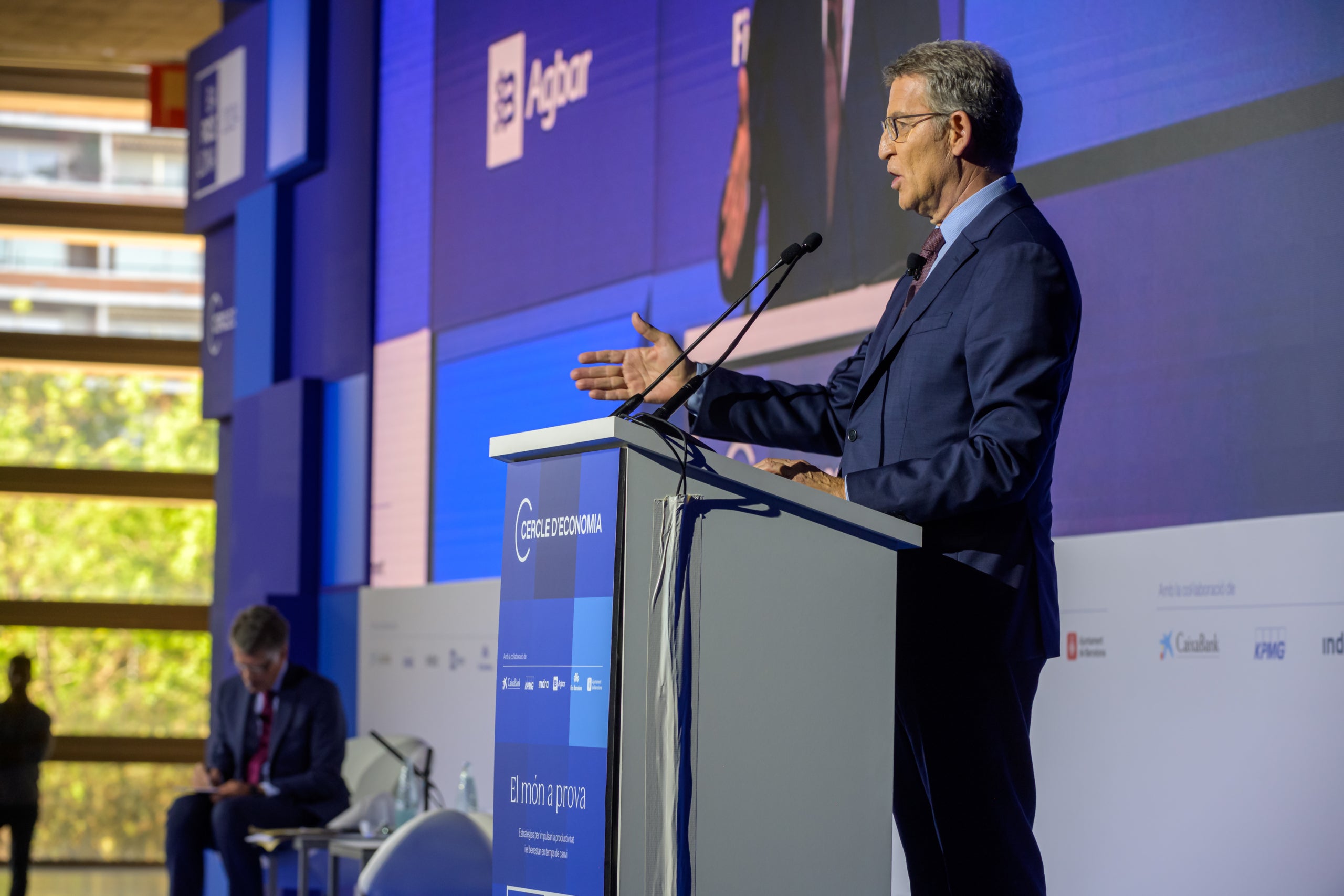 El president del PP i cap de l'oposició espanyola, Alberto Núñez Feijóo / Cercle d'Economia