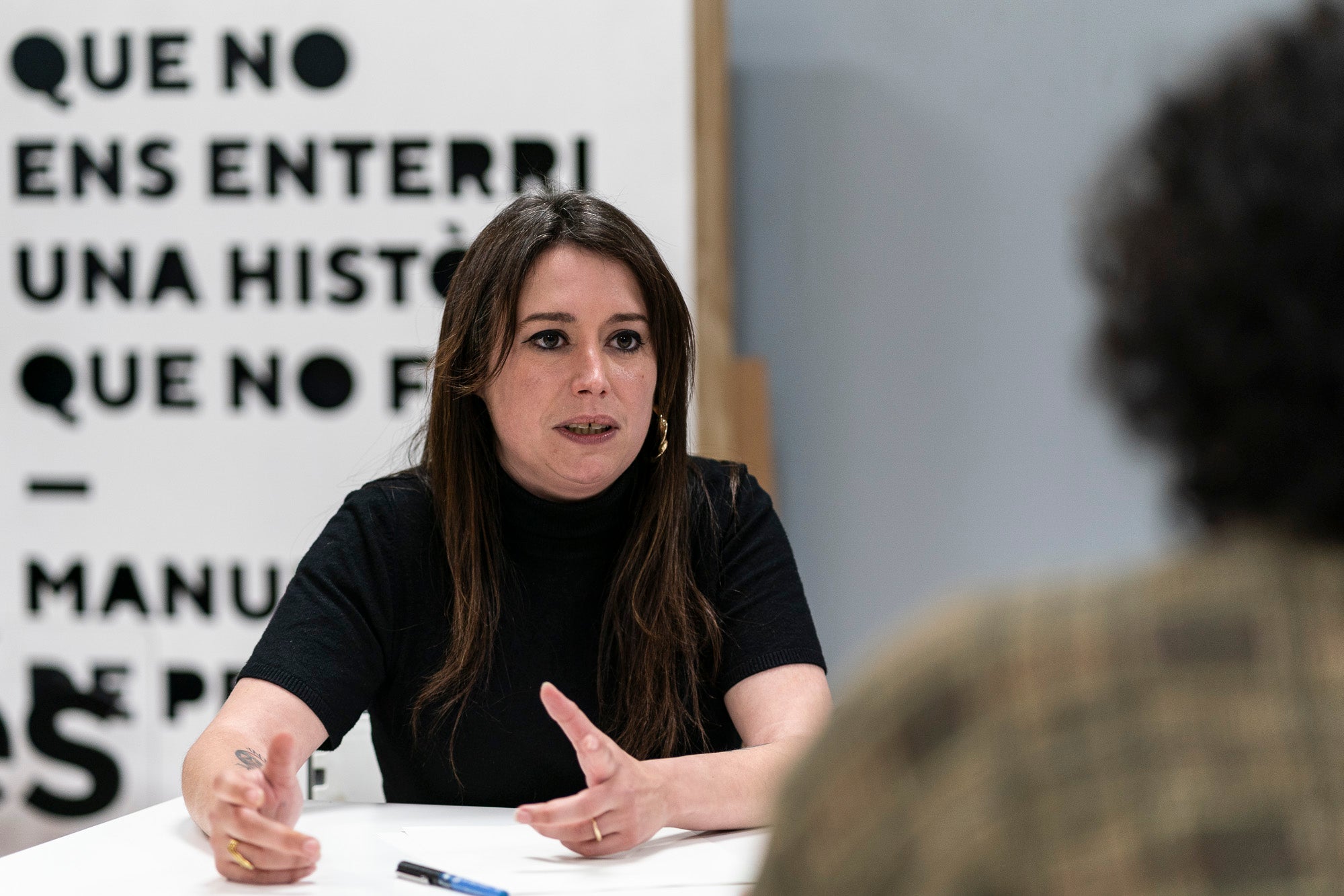 La número 2 de la CUP per Barcelona a les eleccions del 12-M, Laure Vega / Mireia Comas