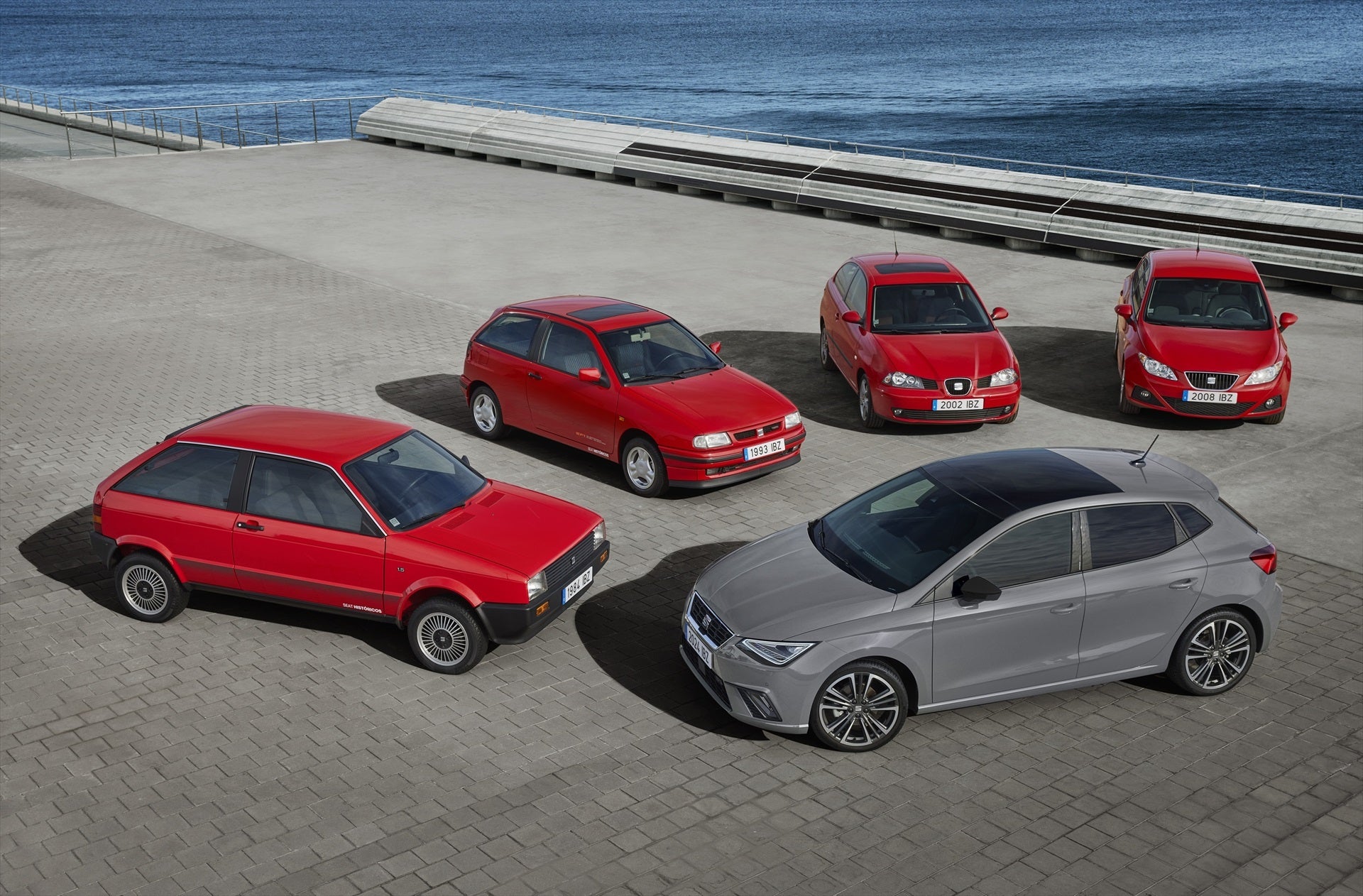 Les cinc generacions del Seat Ibiza / EP