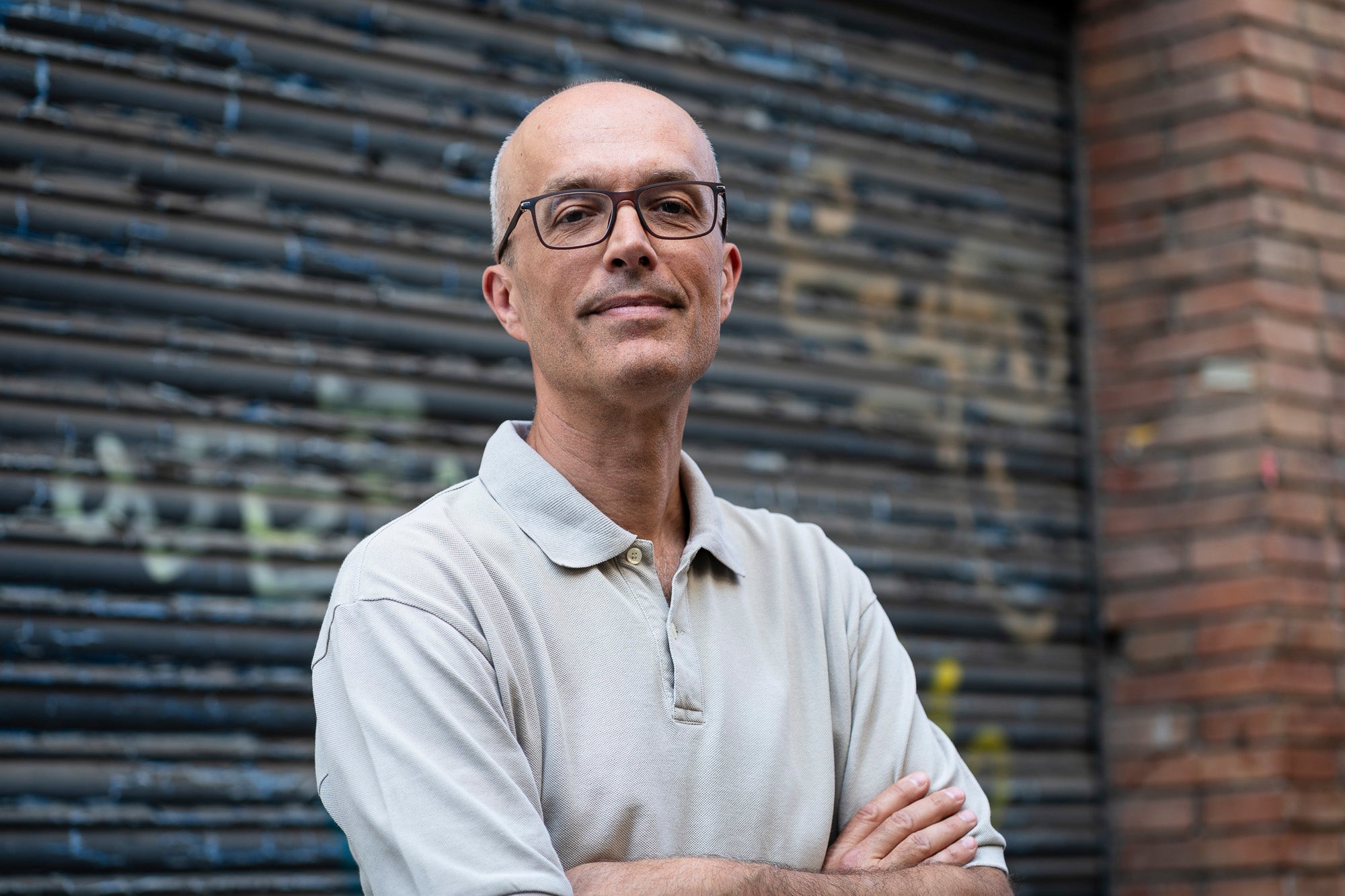 L'escriptor i cap d'estratègia del Port de Barcelona, Jordi Torrent, durant l'entrevista amb Món Economia / Mireia Comas