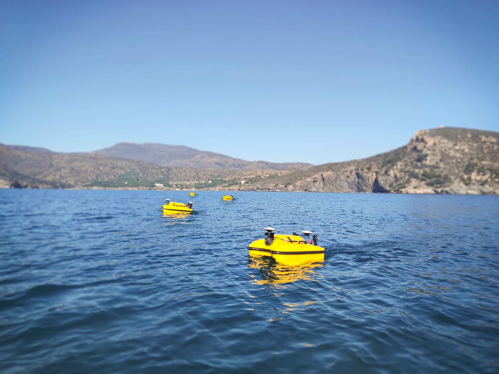 Imatge d'alguns dels robots de la flota de Seabots / Seabots