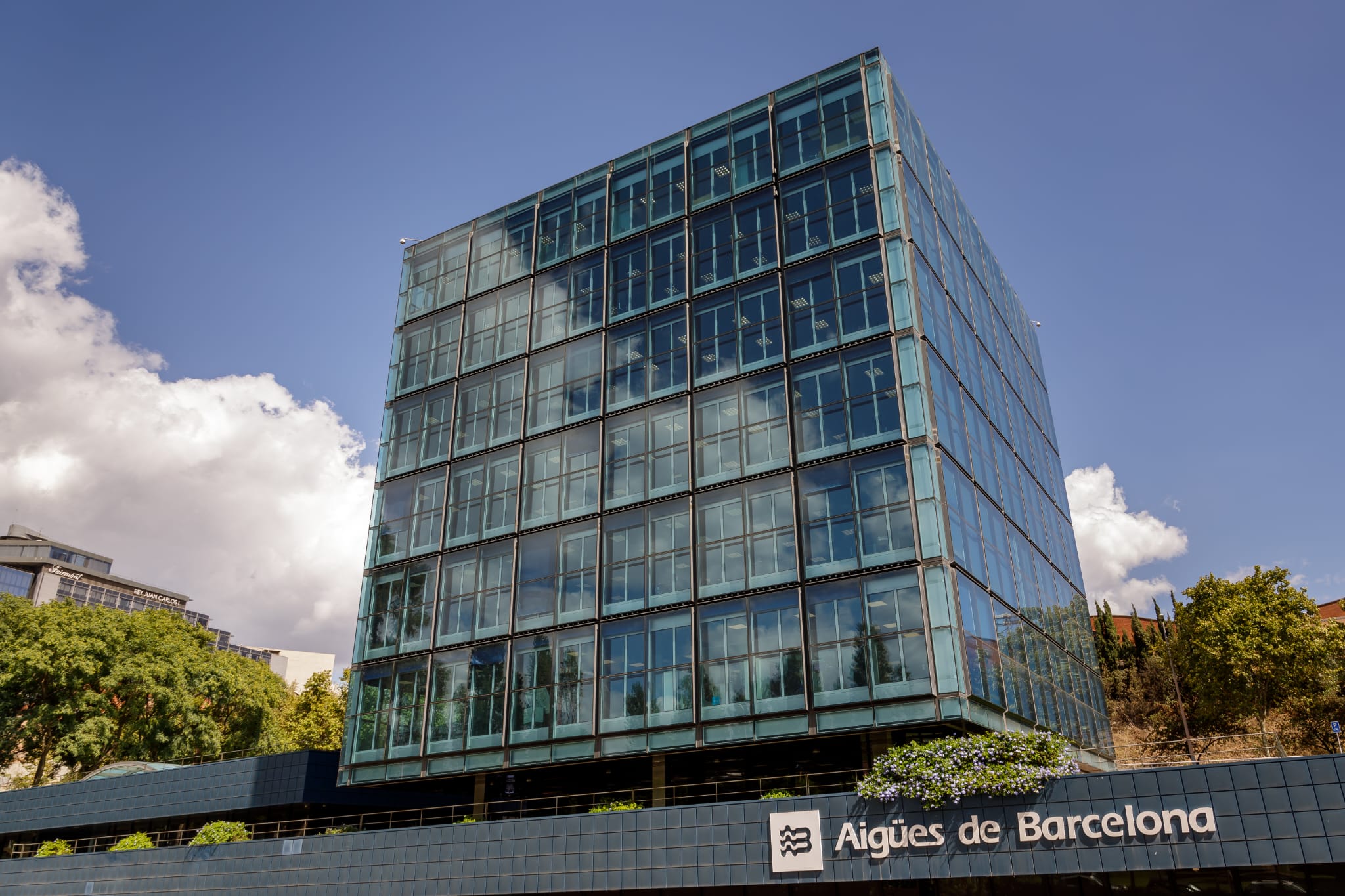 La seu social d'Aigües de Barcelona 