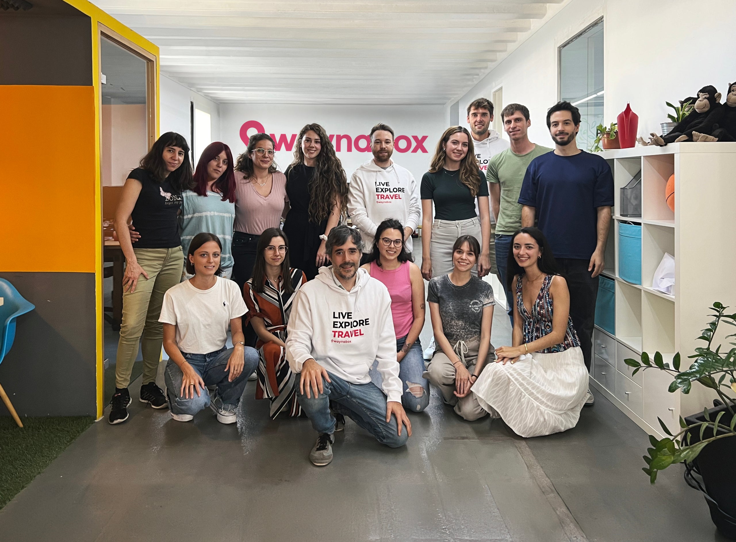 Fotografia de l'equip de Waynabox / Cedida