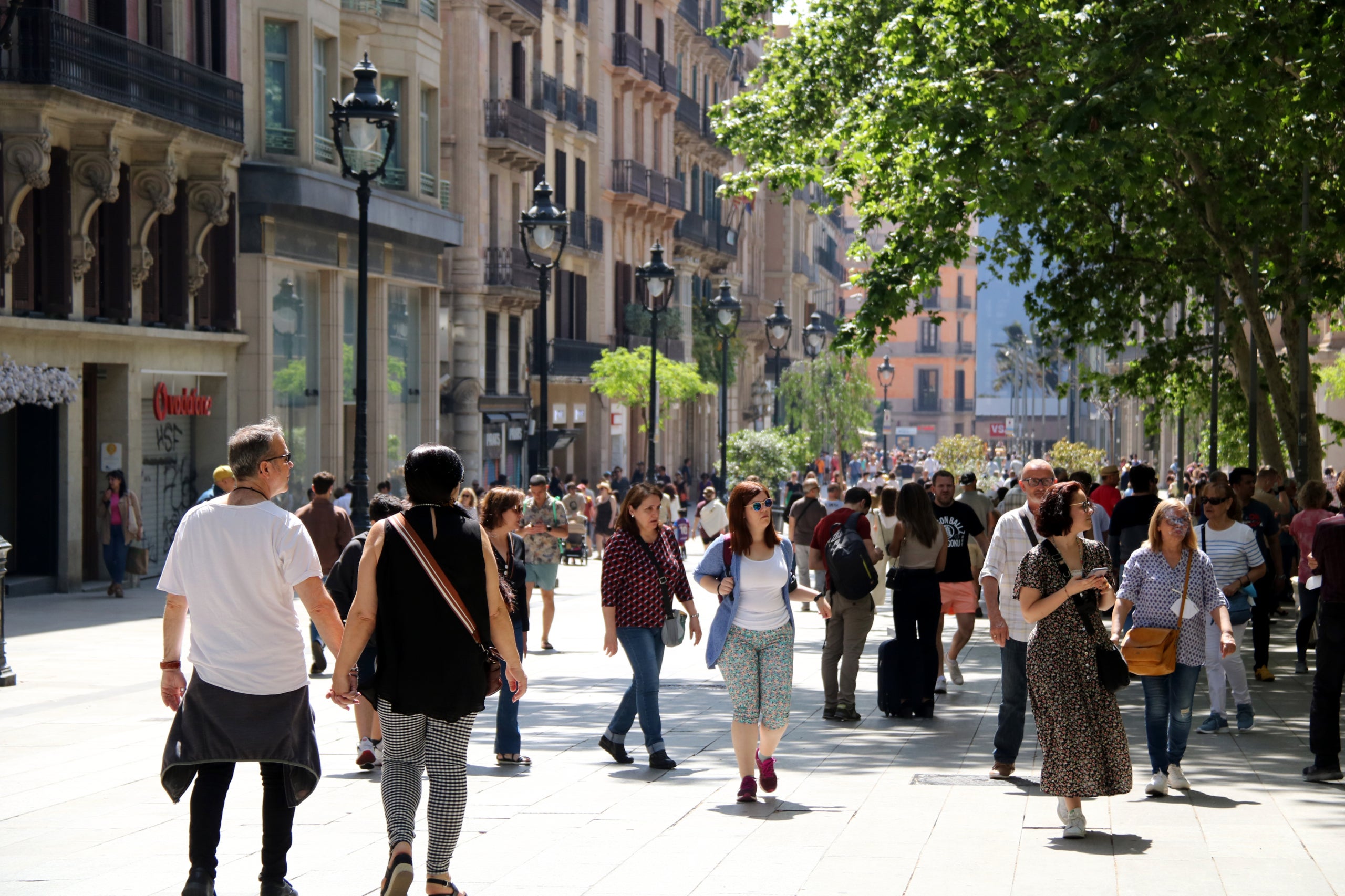 Imatge d'arxiu del Portal de l'Àngel de Barcelona / ACN