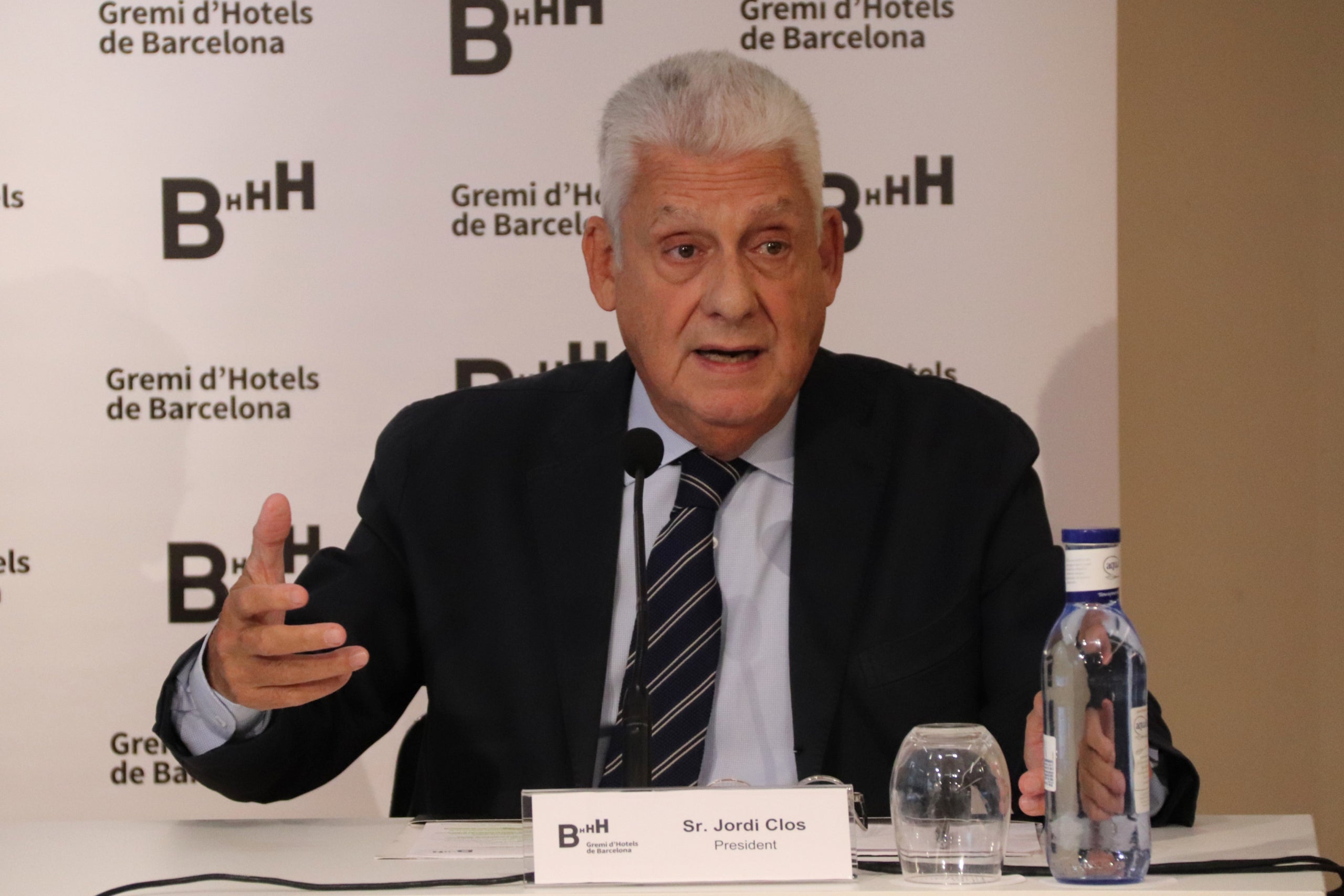 Imatge d'arxiu del president del gremi d'hotels de Barcelona, Jordi Clos / ACN