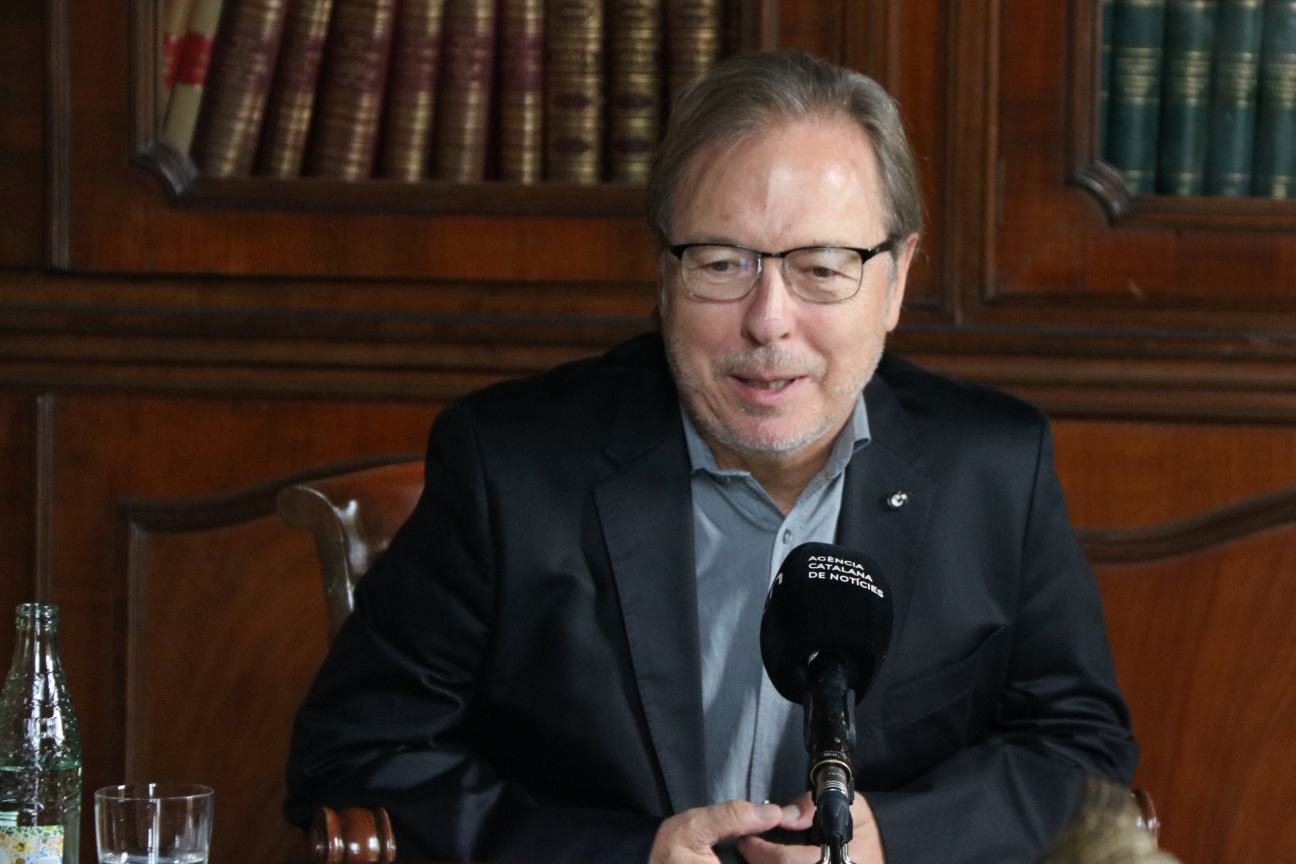 El president de la Cambra de Comerç de Barcelona, Josep Santa Creu / Maria Asmarat i Lluís Sibils-ACN