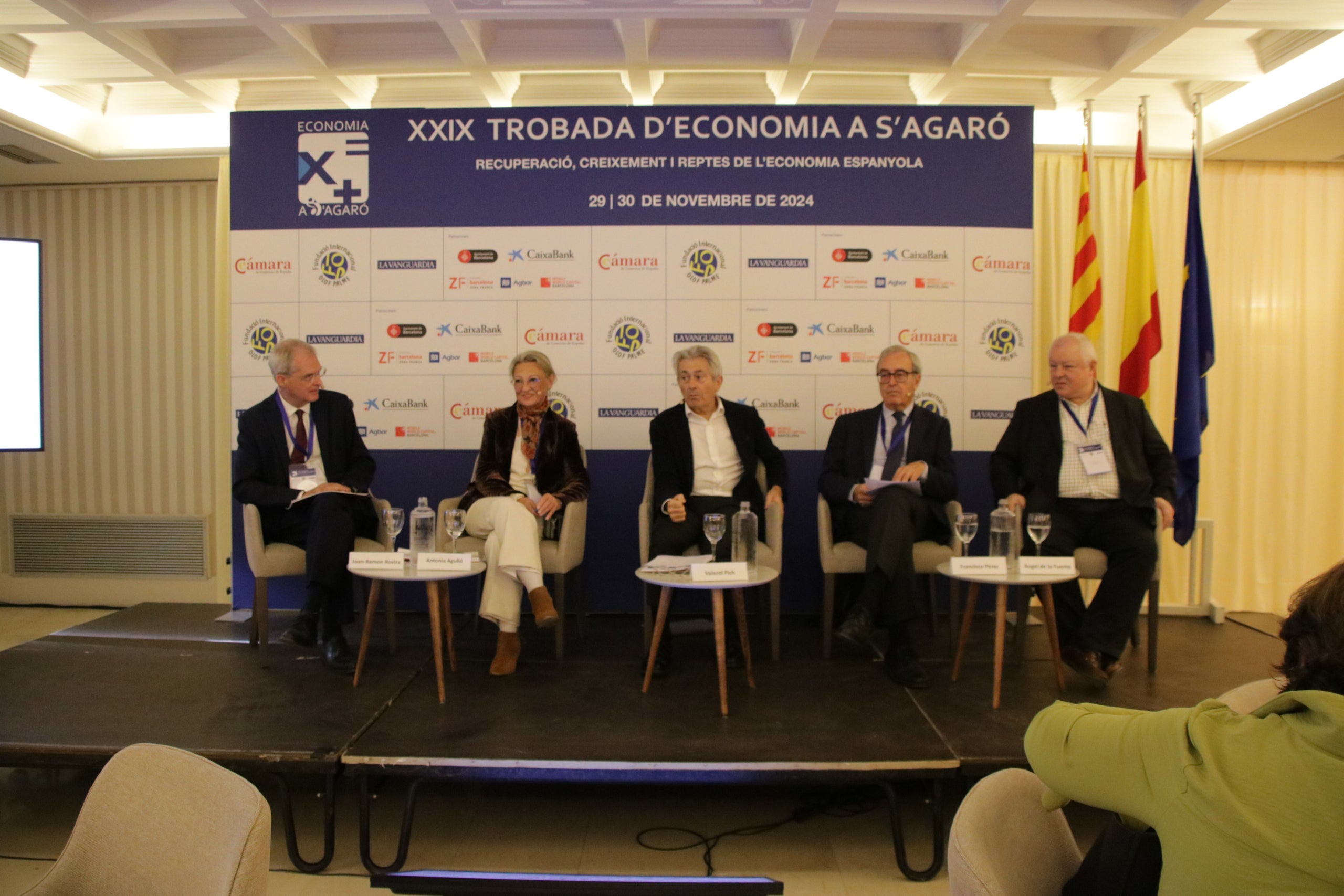 La taula rodona sobre finançament en el marc de les Jornades Econòmiques de s'Agaró / ACN
