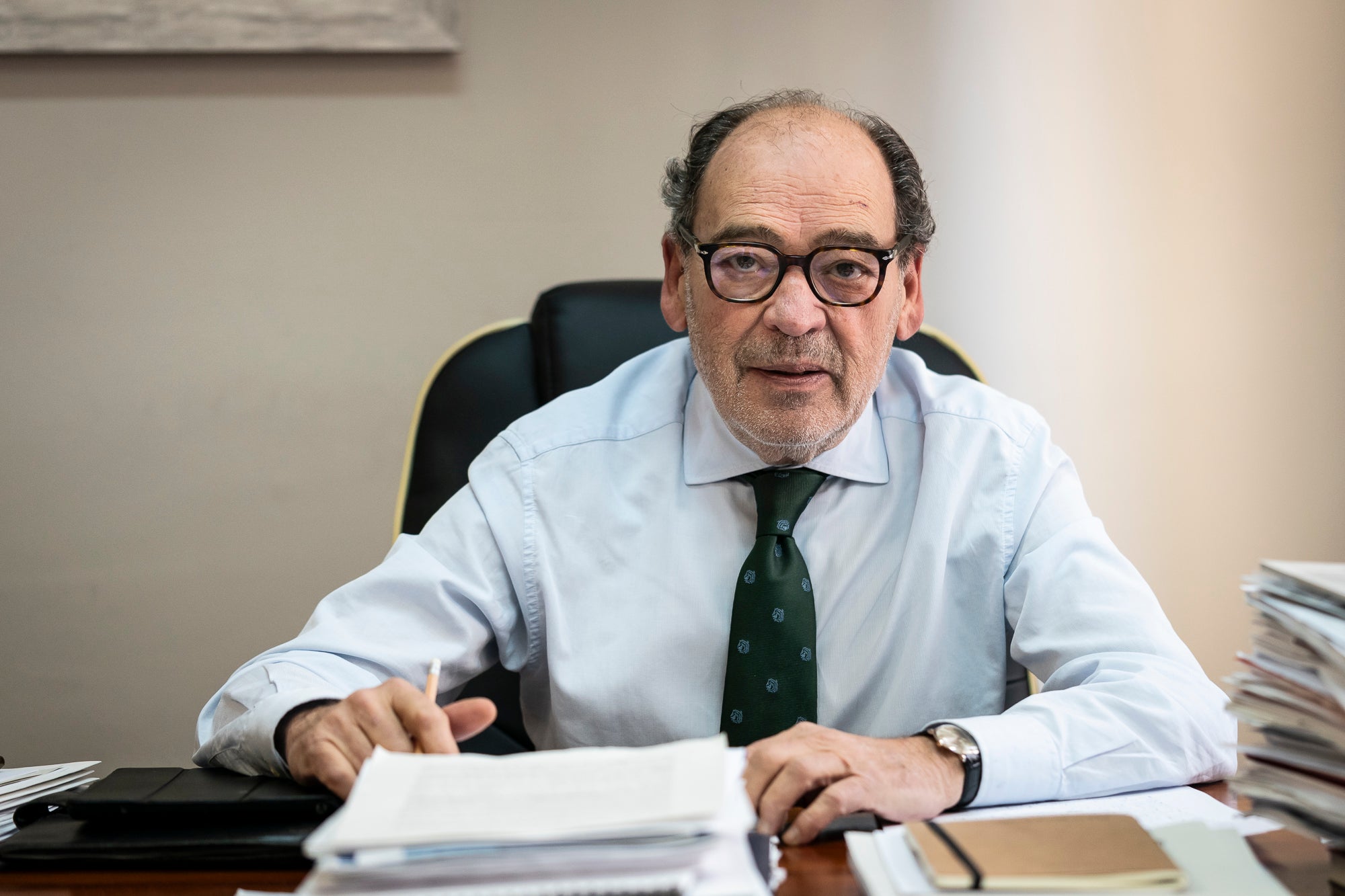 El presidente de la Asociación de Accionistas Minoritarios de Banco Sabadell, Jordi Casas / Mireia Comas