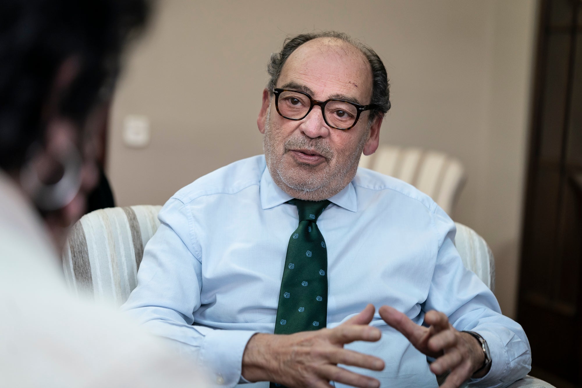 El presidente de la Asociación de Accionistas Minoritarios de Banco Sabadell, Jordi Casas / Mireia Comas