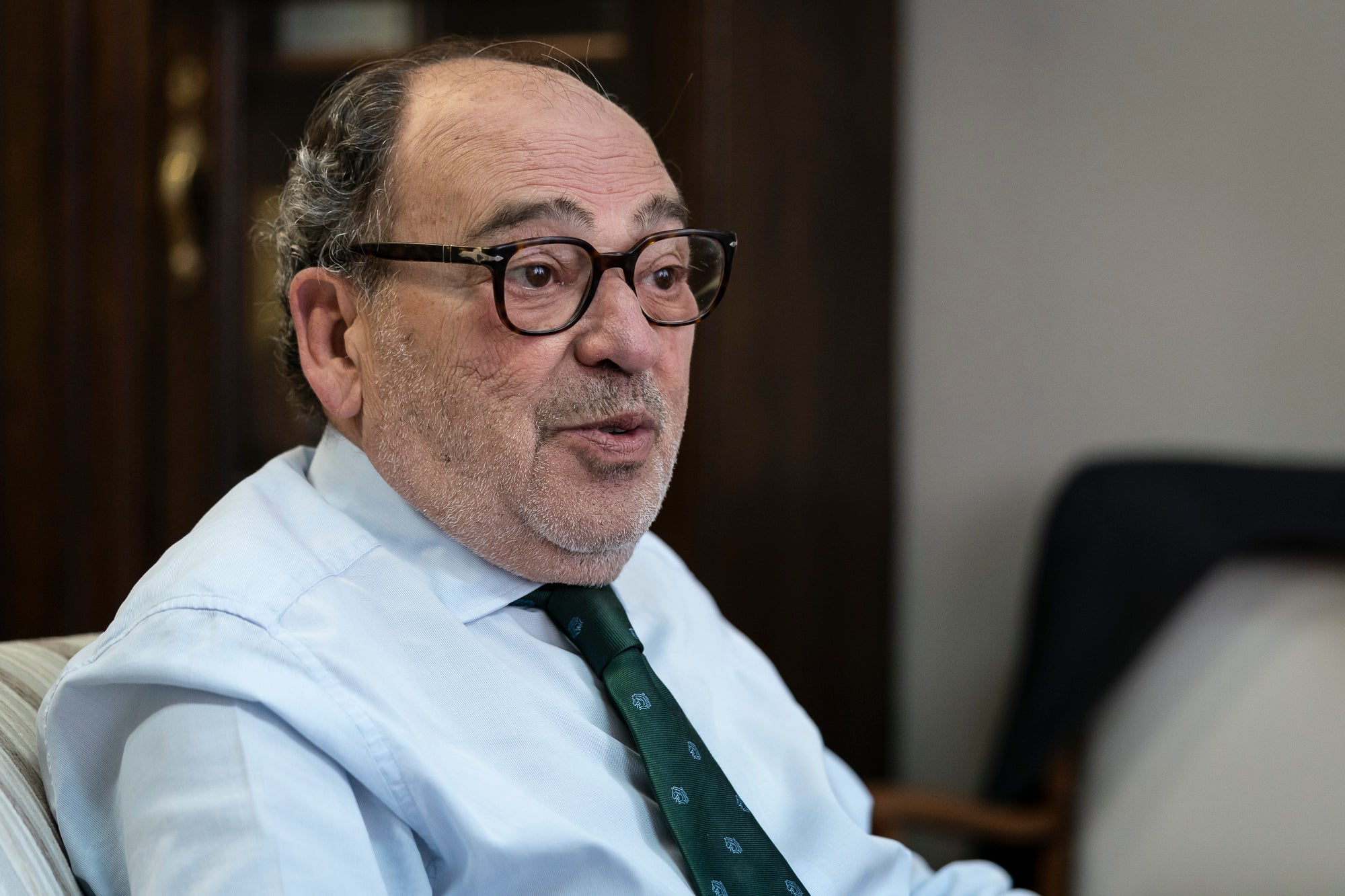 El presidente de la Asociación de Accionistas Minoritarios de Banco Sabadell, Jordi Casas / Mireia Comas