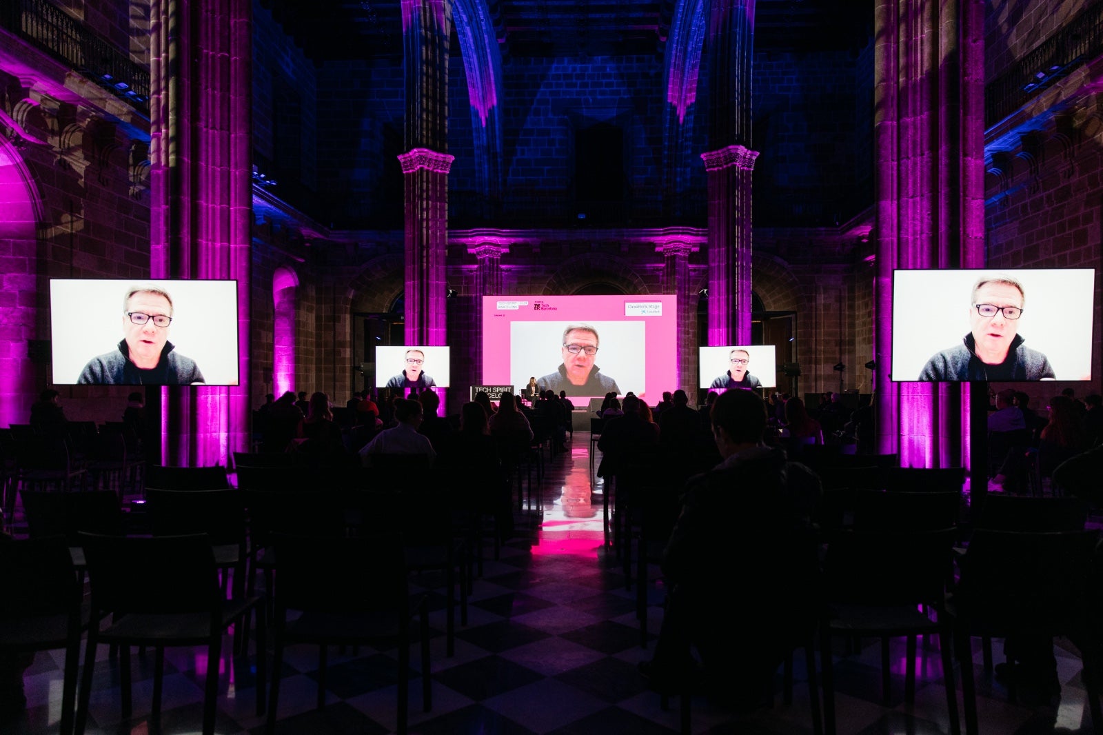Imatge de la intervenció d'Israel Ruiz al Tech Spirit Barcelona 2024 / Tech Barcelona