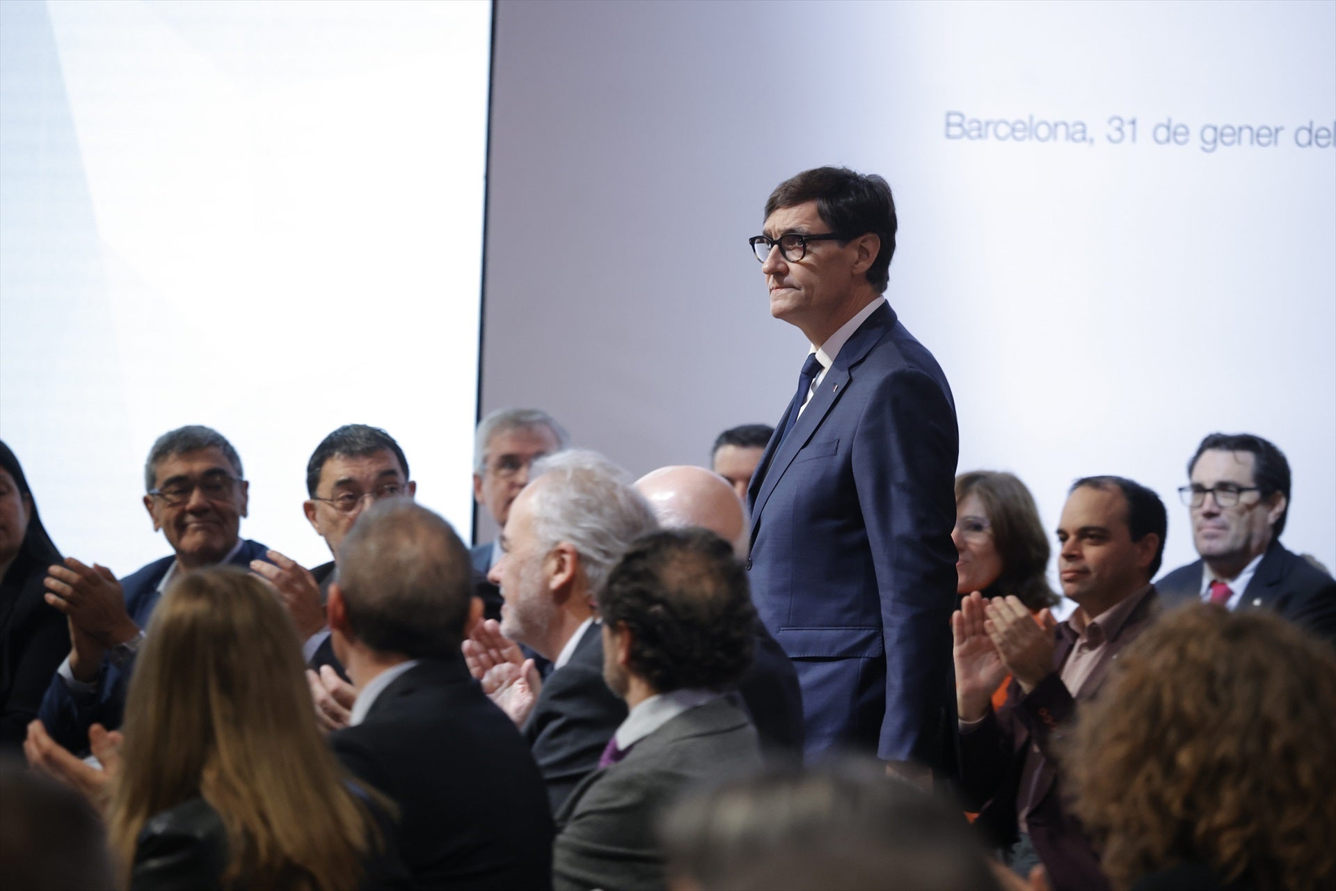 Illa, en l'acte que ha anunciat el pla econòmic del Govern | Kike Rincón / Europa Press