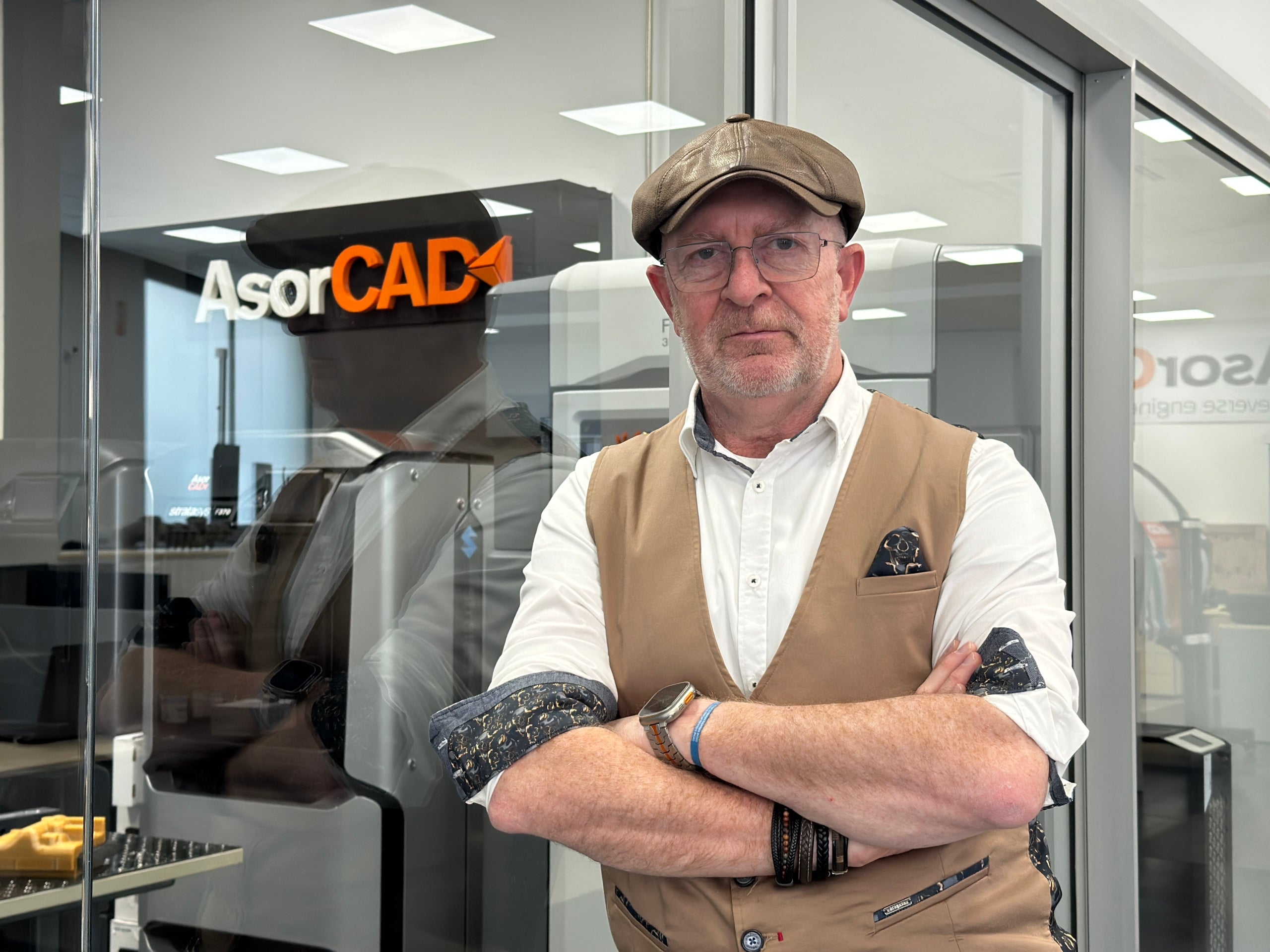 Antoni Sánchez, director ejecutivo de AsorCad, en una imagen en sus oficinas / AsorCad
