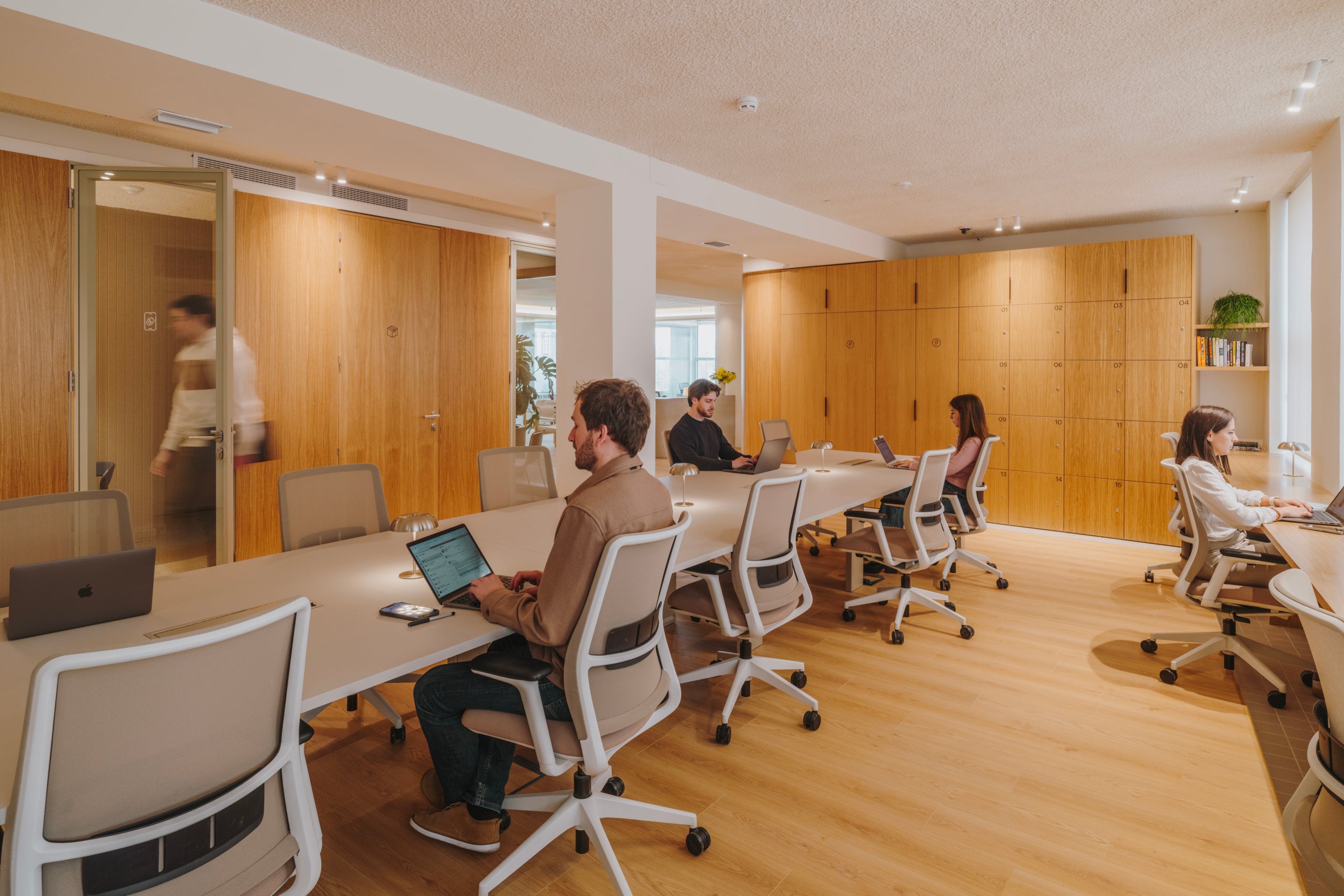 Imágenes de un espacio de coworking en Barcelona / ACN