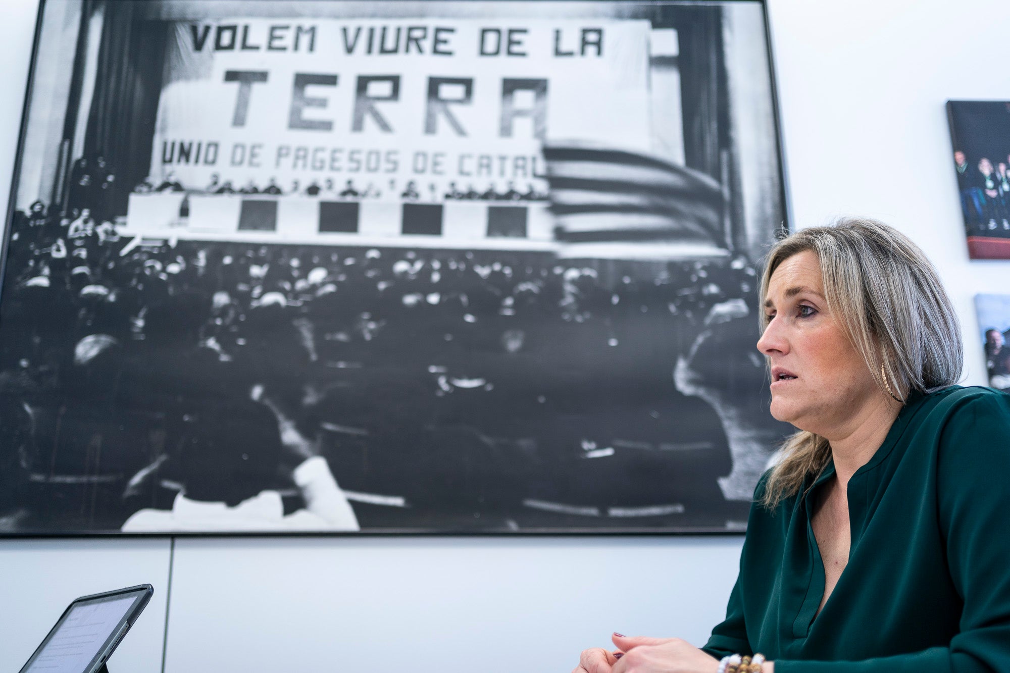 La coordinadora nacional de Unió de Pagesos, Raquel Serrat / Mireia Comas