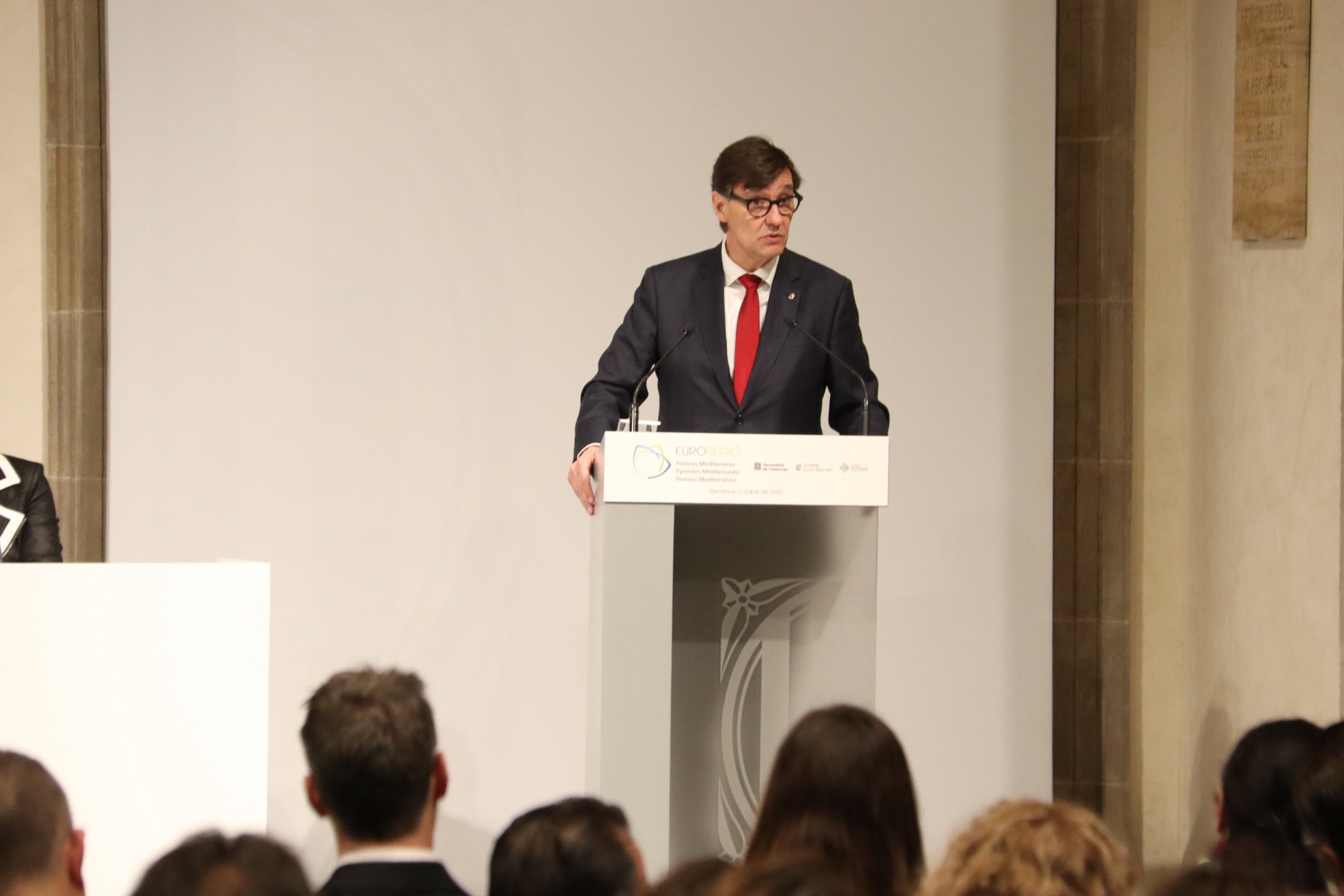 El president de la Generalitat, Salvador Illa, en un acte / ACN
