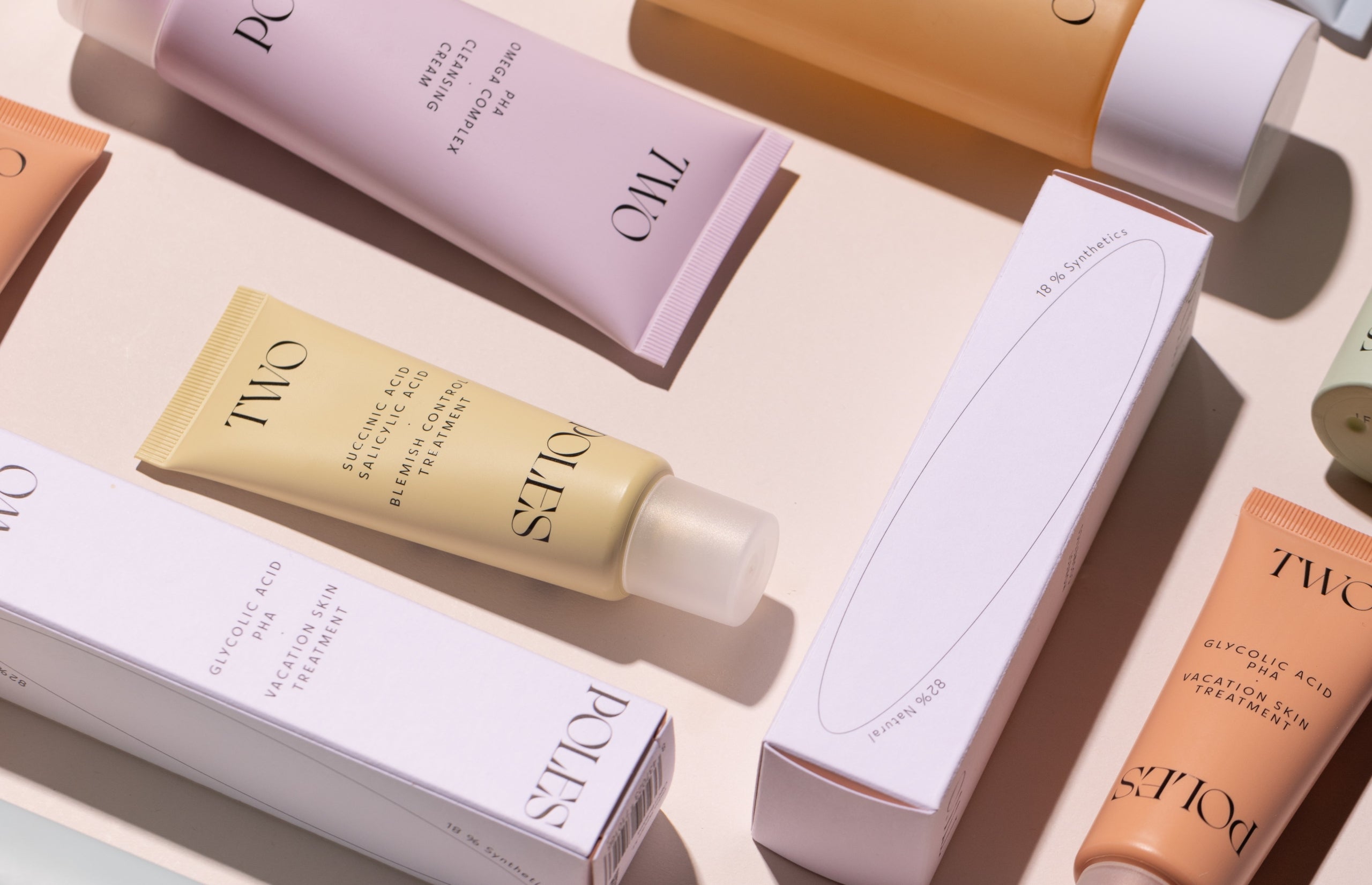 Imatge dels productes de Two Poles, empresa catalana de cosmètica per pells sensibles / Cedida per Two Poles