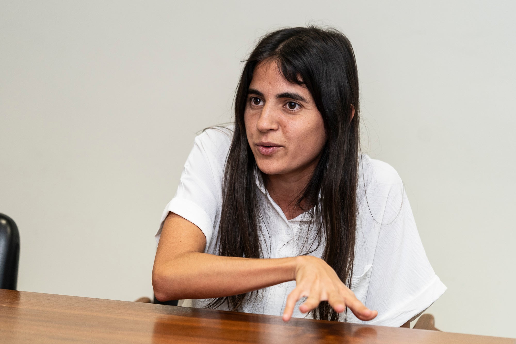 Isabel Garcia, propietaria de Bleta, empresa de tecnología inclusiva. Cornellà de Llobregat, 06.08.2025 | Mireia Comas