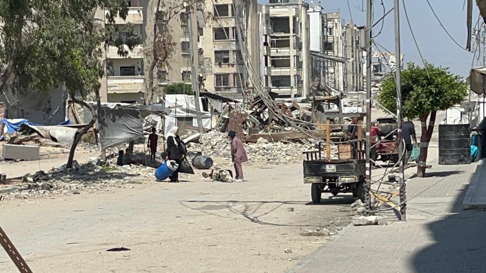 Carrers de la ciutat de Gaza destruits després d'un bombardeig israelià / EP 