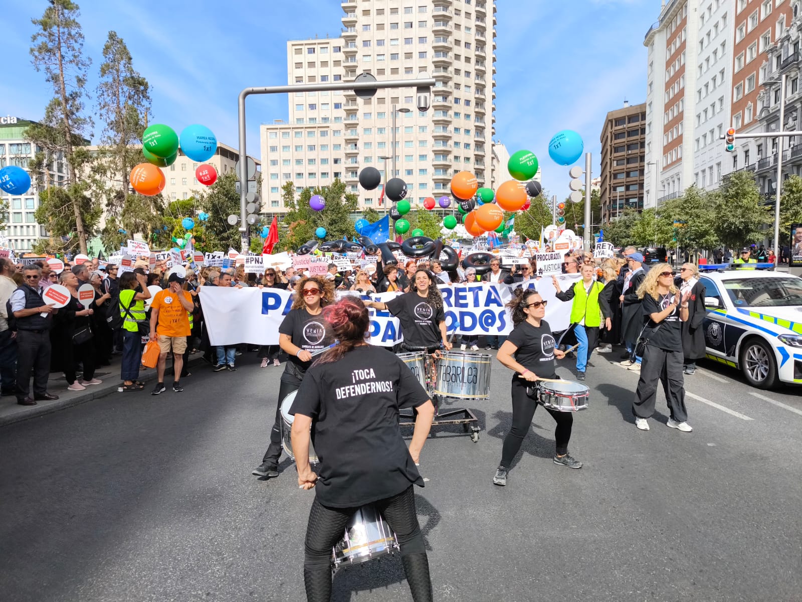 Manifestación de los diferentes colectivos afectados por las pensiones, como los arquitectos y los abogados, este sábado en Madrid / Isabel Rabell (Cedida)