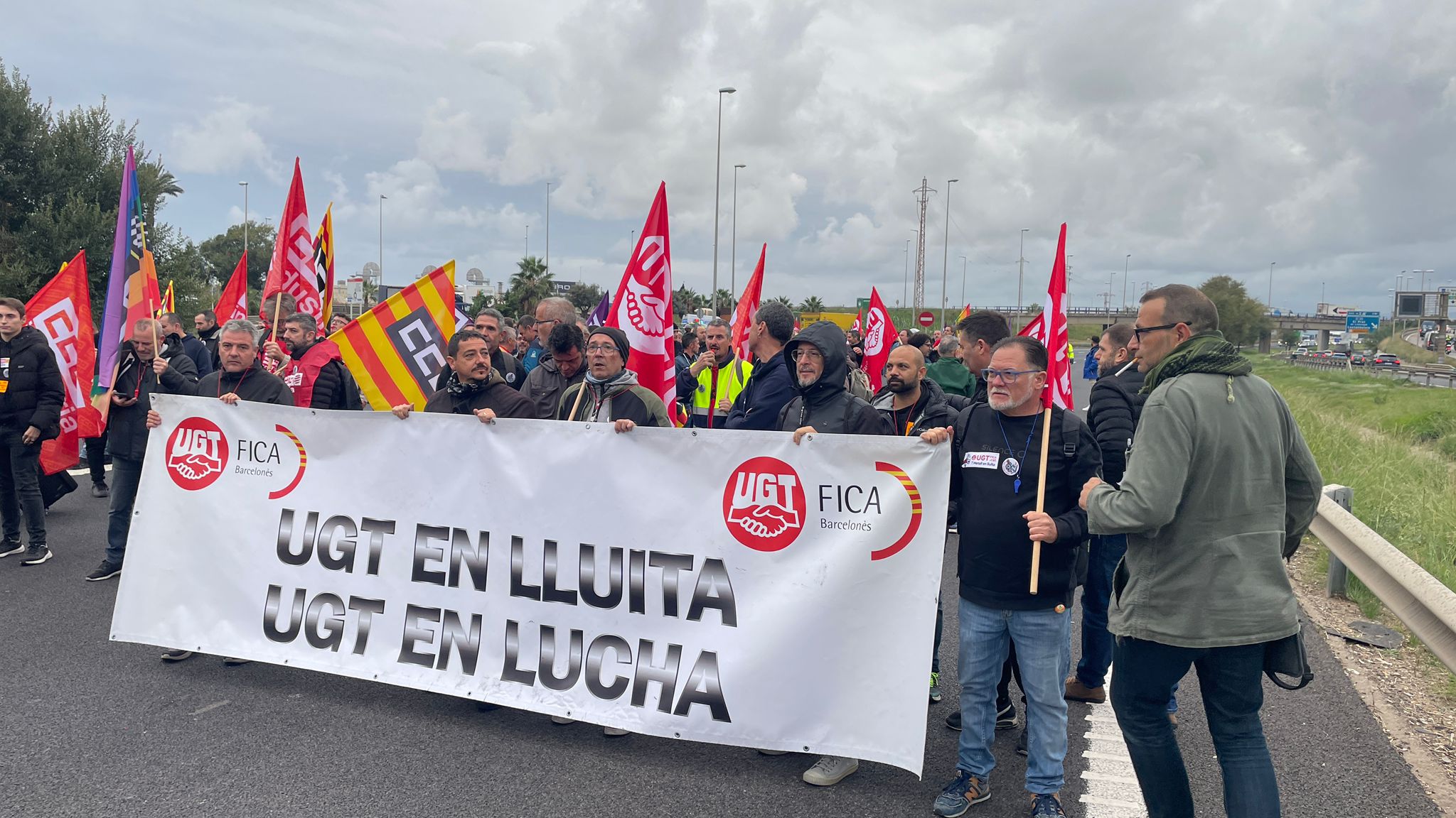 Protesta de trabajadores del sector del metal en Barcelona / UGT