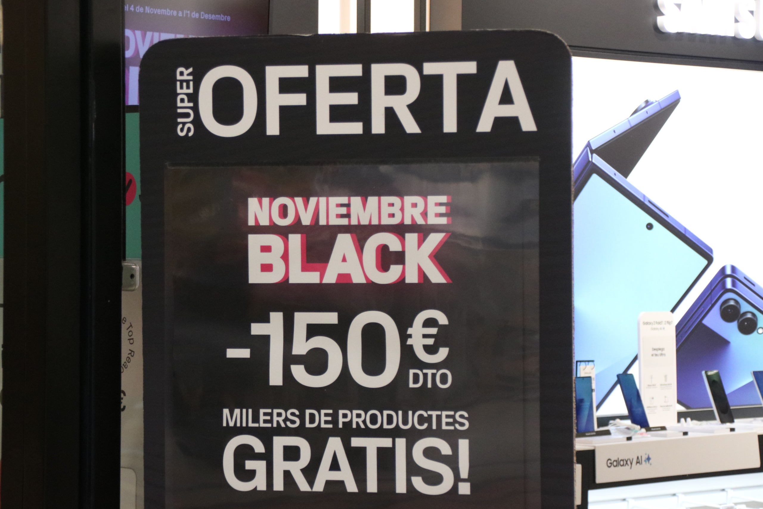 Un cartell de descomptes per Black Friday / ACN