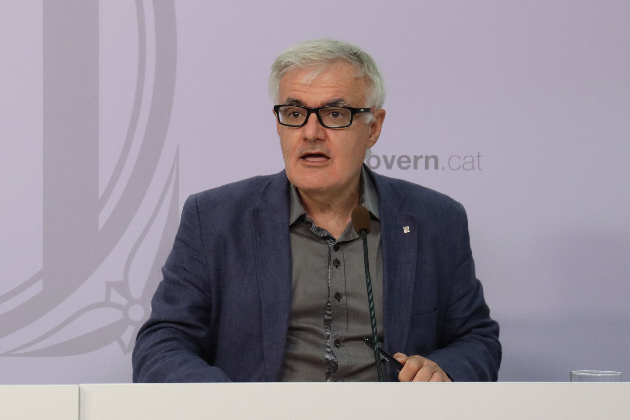 El secretario de Trabajo, Paco Ramos, en una rueda de prensa este martes / ACN