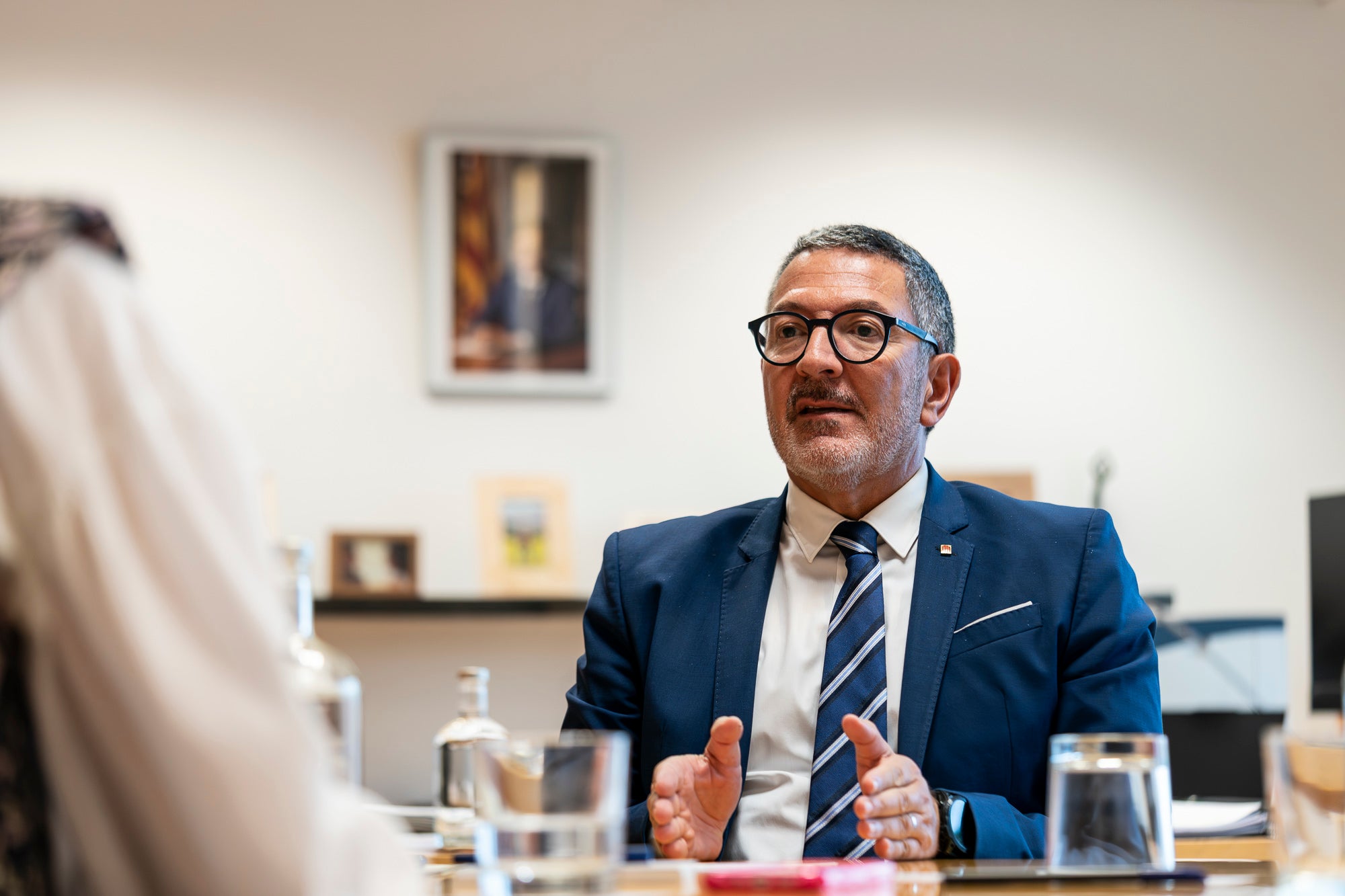 Miquel Sàmper, conseller d'Empresa i Treball. Barcelona 03.11.2025 | Mireia Comas