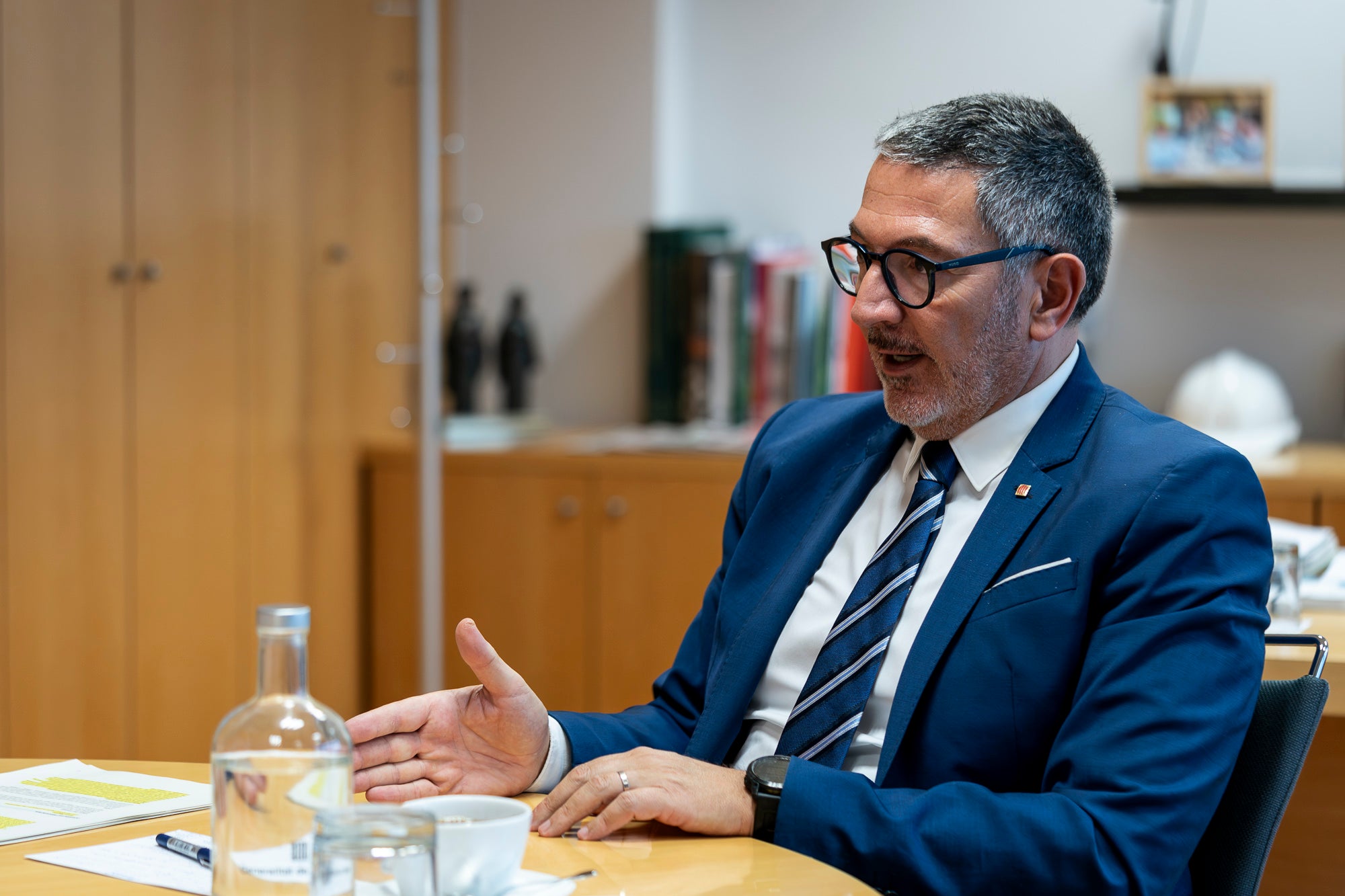 Miquel Sàmper, conseller d'Empresa i Treball. Barcelona 03.11.2025 | Mireia Comas