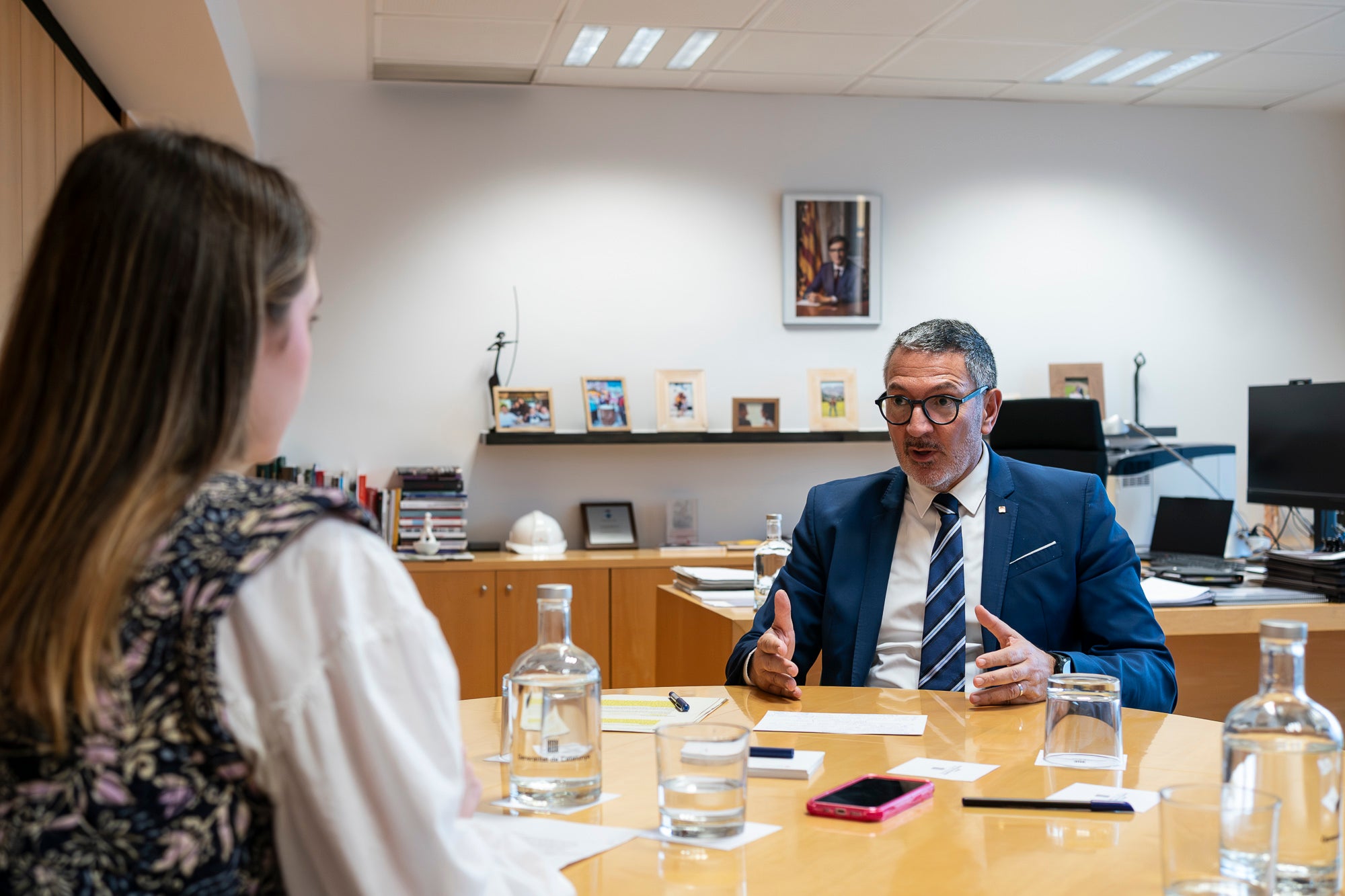 Miquel Sàmper, conseller d'Empresa i Treball. Barcelona 03.11.2025 | Mireia Comas