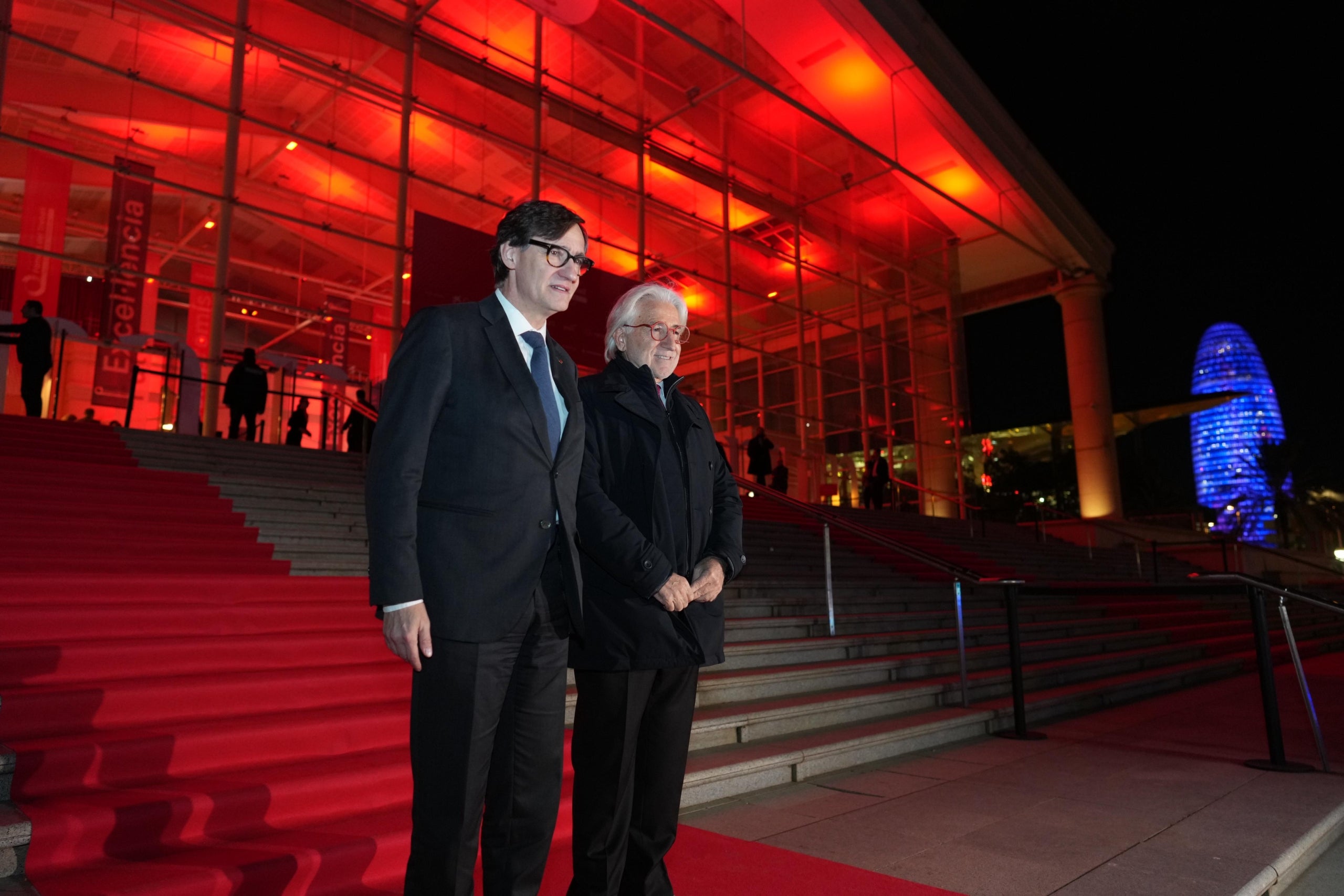 El presidente de la Generalitat, Salvador Illa, con el presidente de Foment del Treball, Josep Sánchez Llibre / Foment del Treball