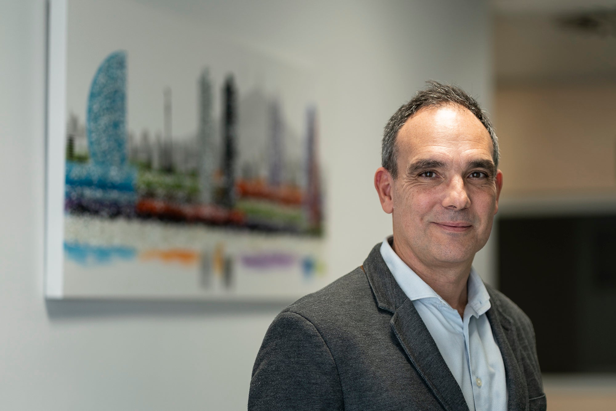 El president d'EolicCat, Víctor Cusí / Mireia Comas