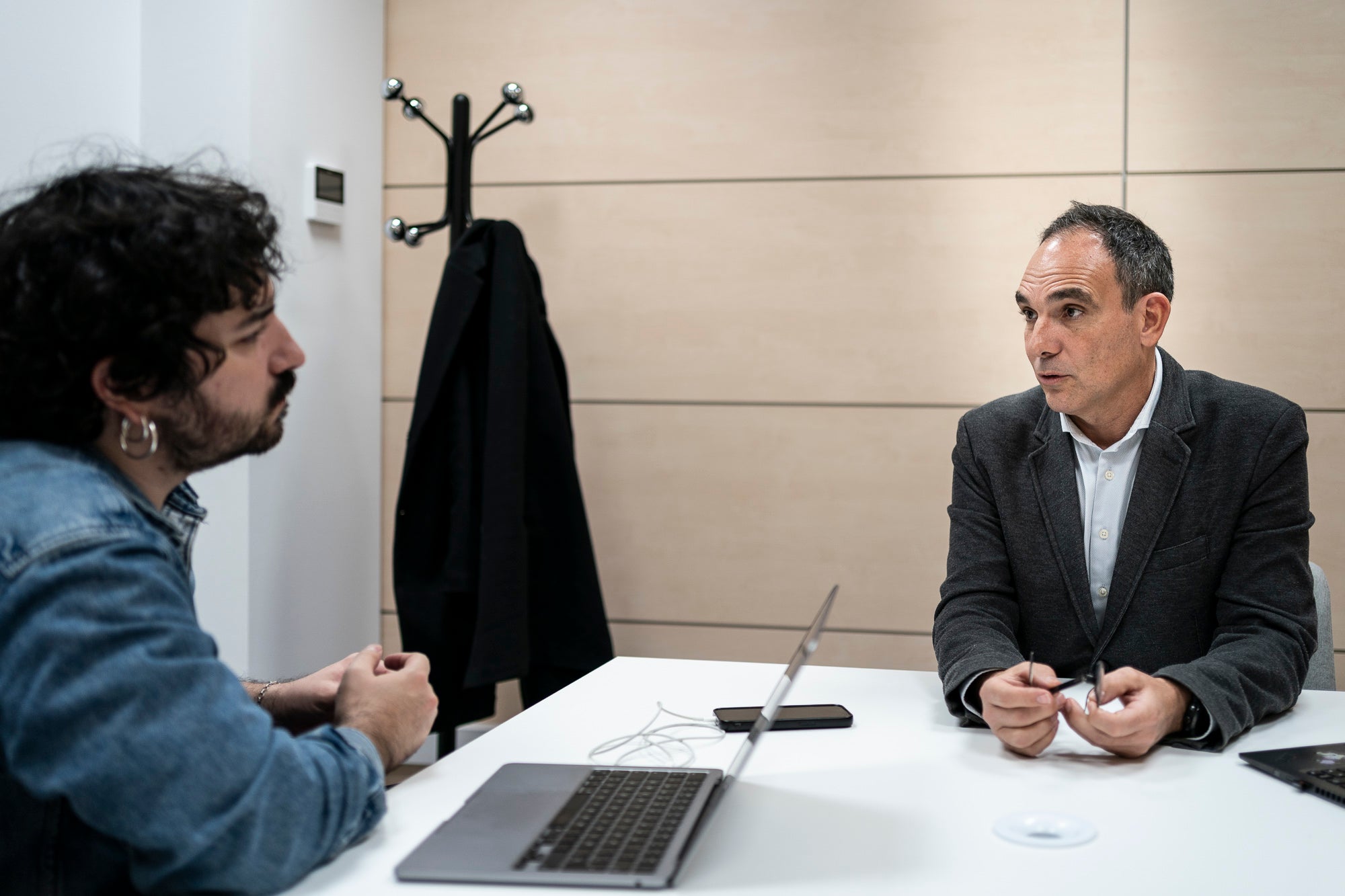 El president d'EolicCat, Víctor Cusí / Mireia Comas