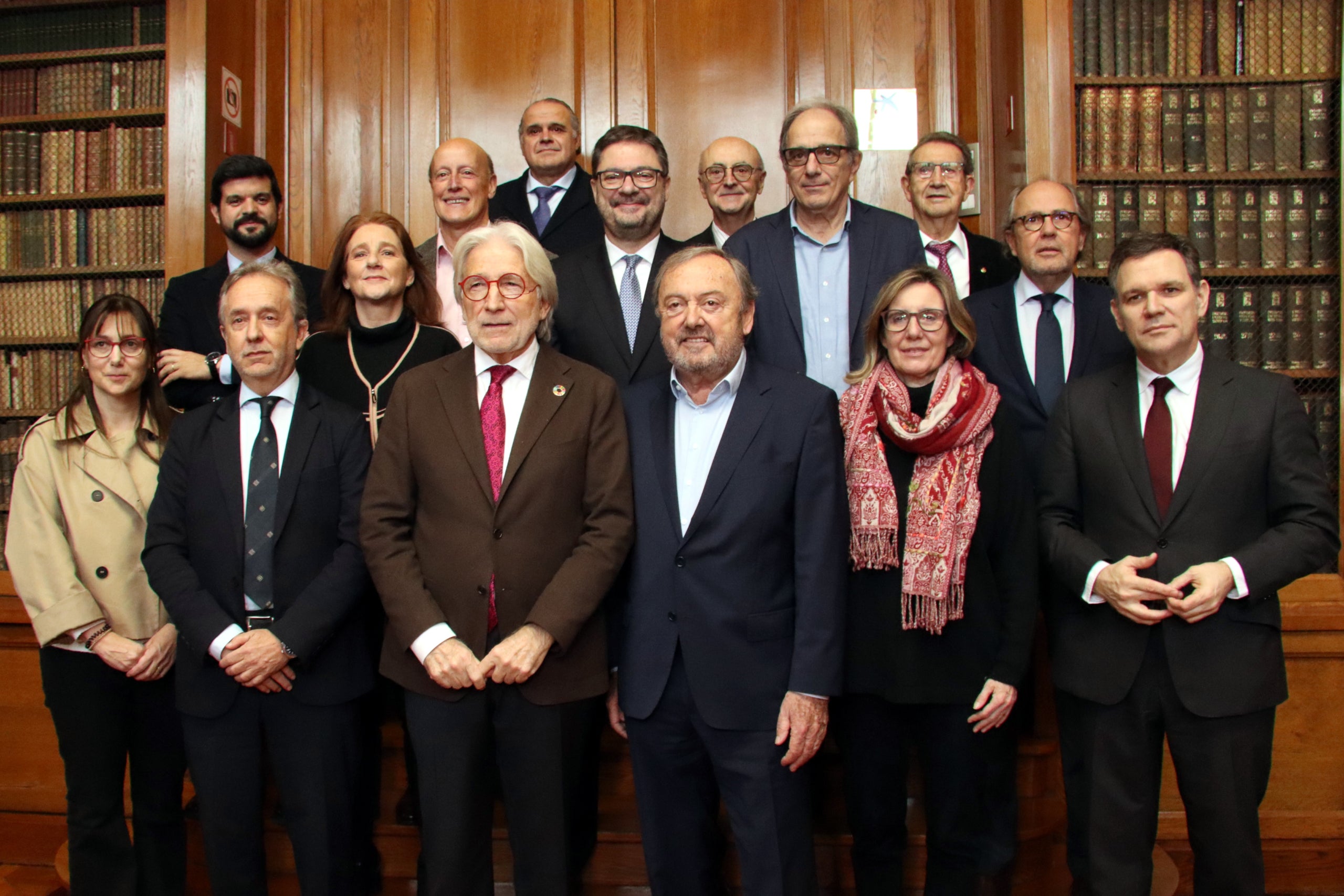 Els membres de la nova comissió de mobilitat de Foment / ACN