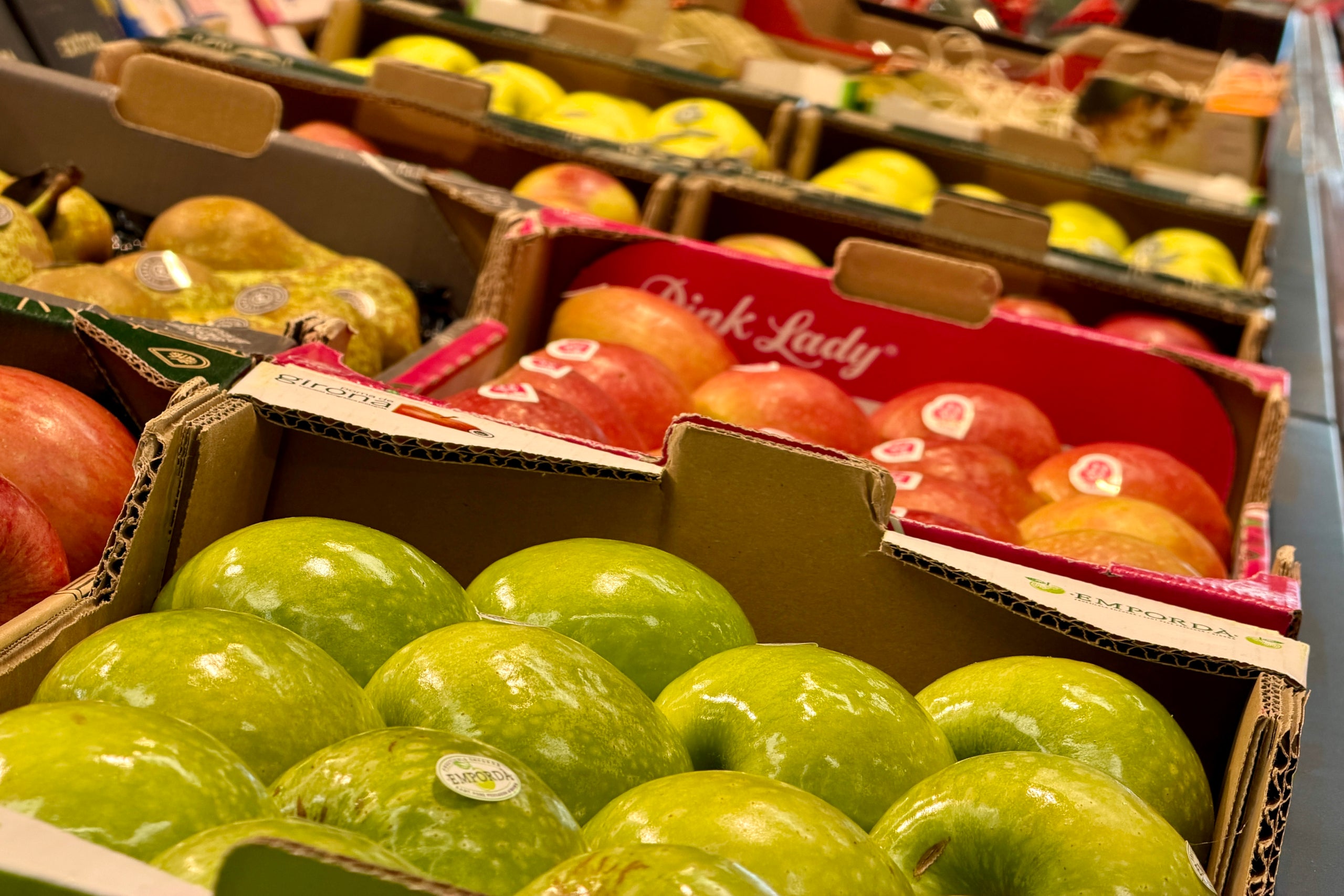 Detall de la zona de fresc del nou Gros Mercat de Mercabarna. | Jordi Pujolar (ACN)