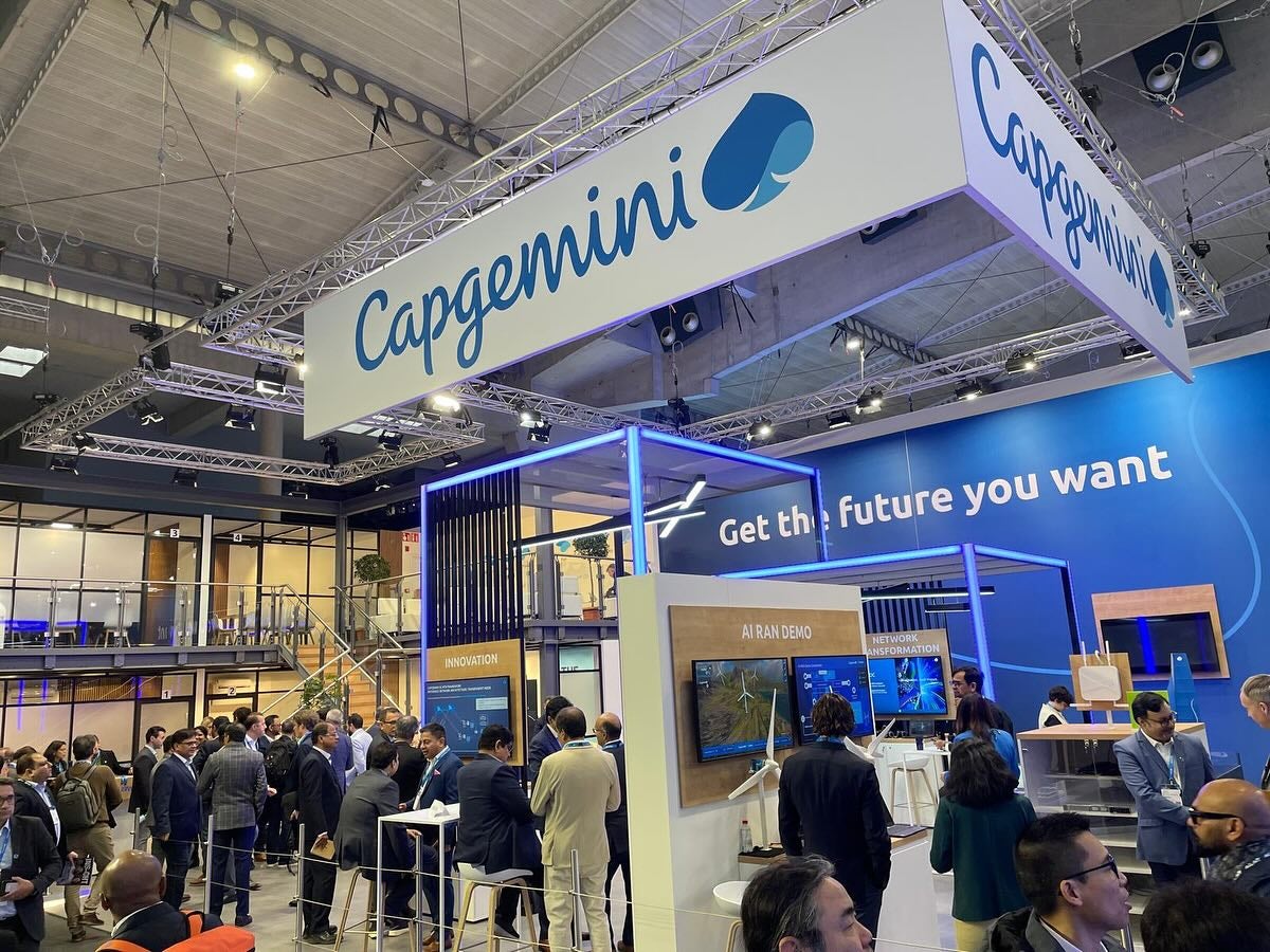 La consultora tecnològica Capgemini, en una edició passada del MWC / Capgemini