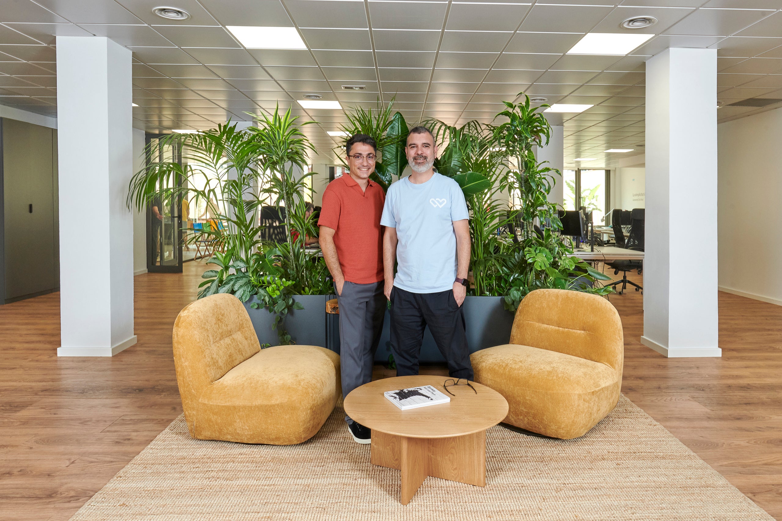 Bruno Díaz, cap de màrqueting de La Teva Web, i Francesc Sánchez, CEO / Cedida